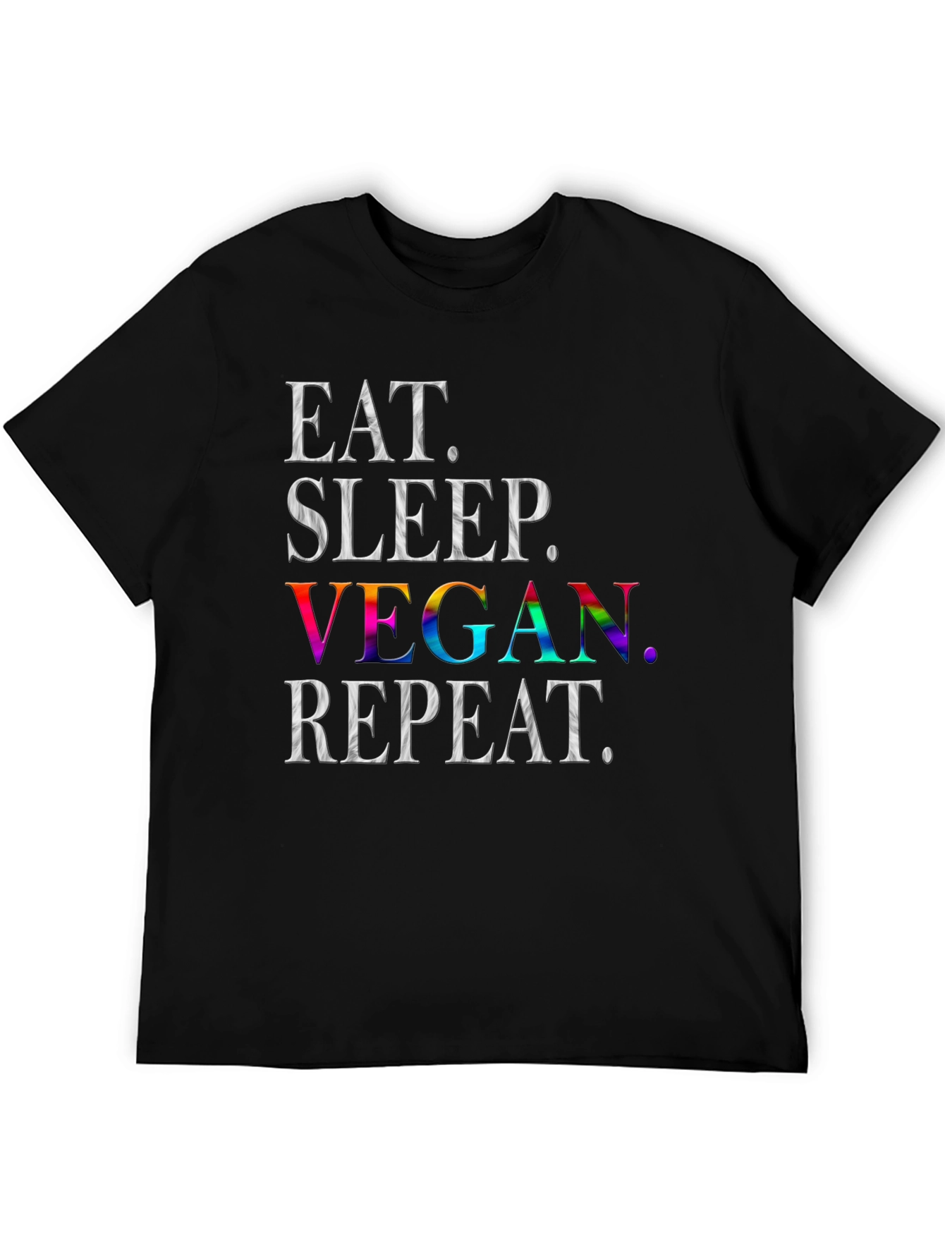 Eat Sleep Vegan Repeat T-Shirt