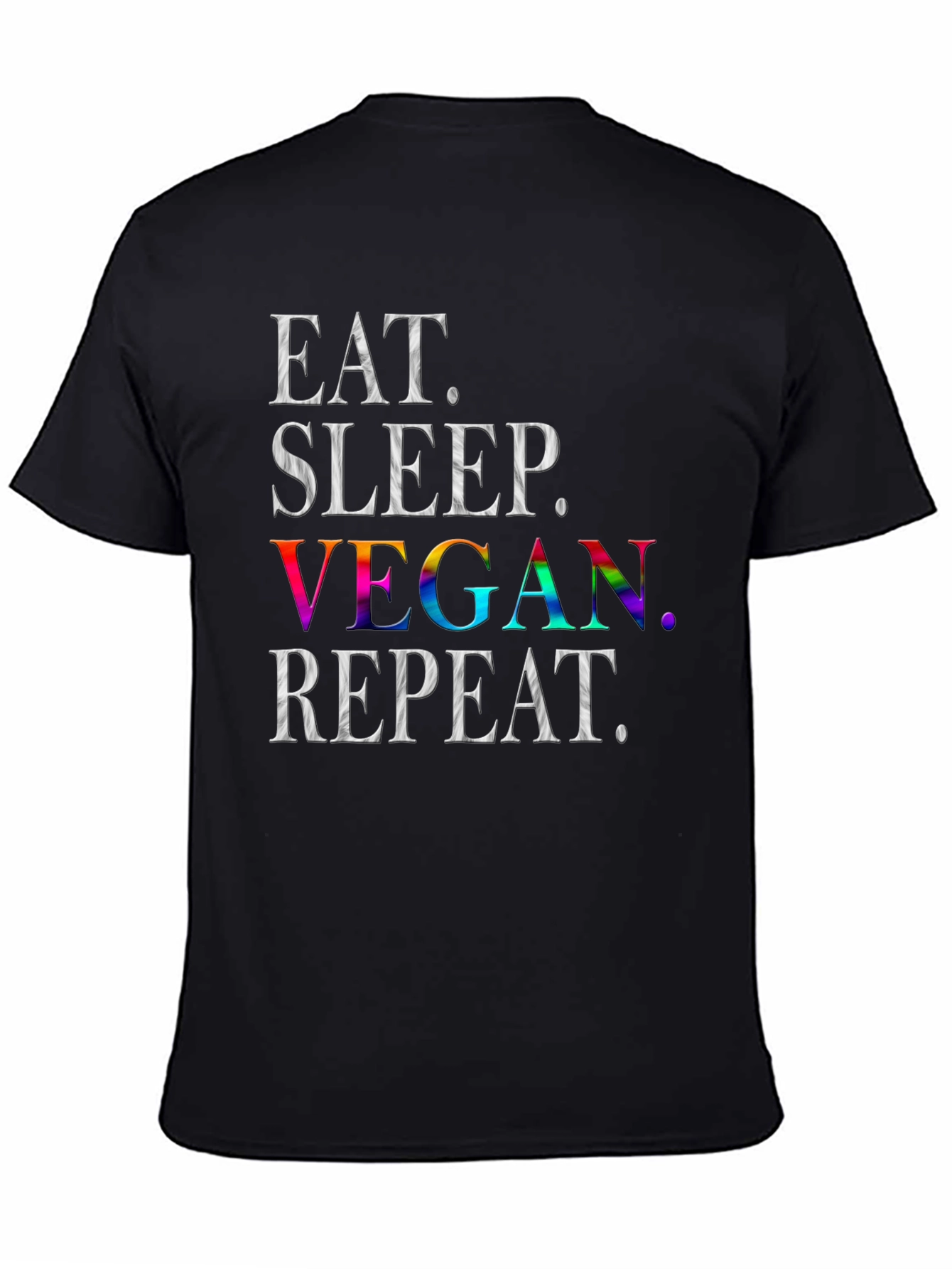 Eat Sleep Vegan Repeat T-Shirt