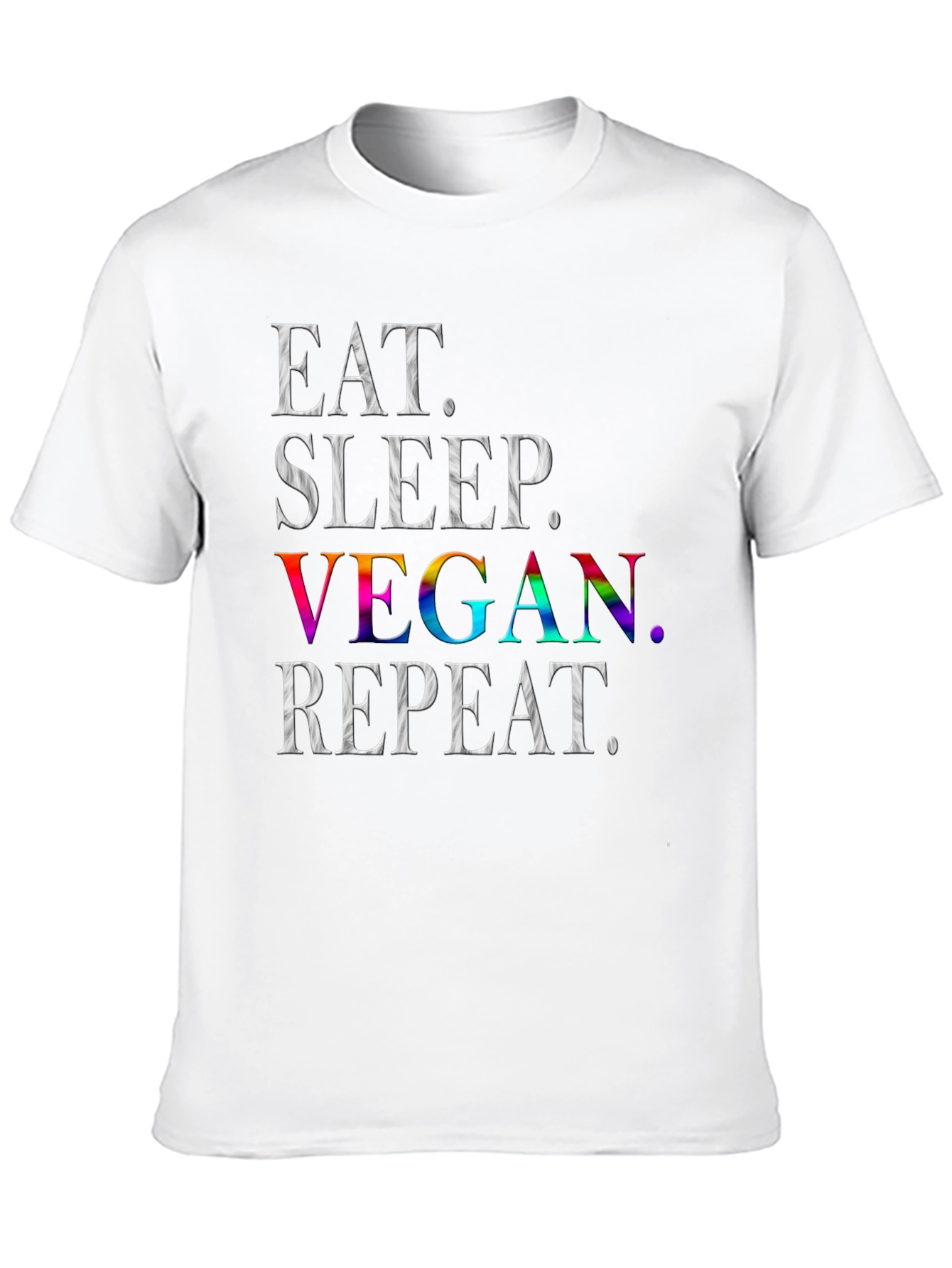 Eat Sleep Vegan Repeat T-Shirt