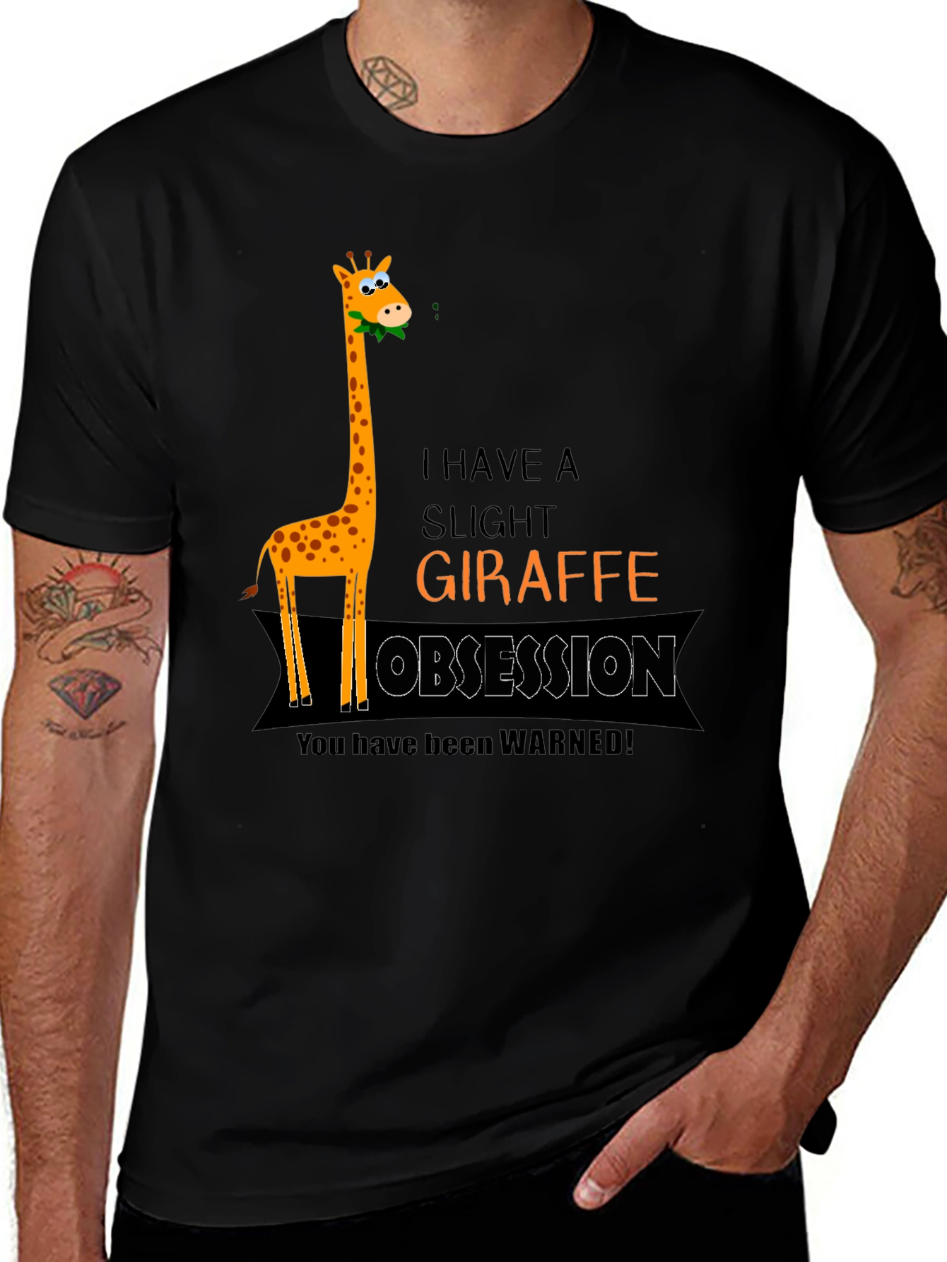 Giraffe Obsession Graphic Tee