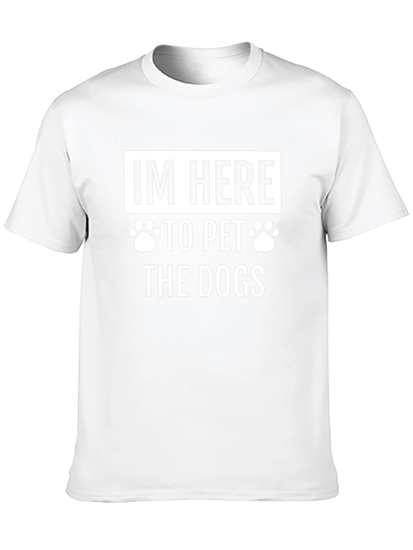 Im Here to Pet the Dogs Graphic T-Shirt
