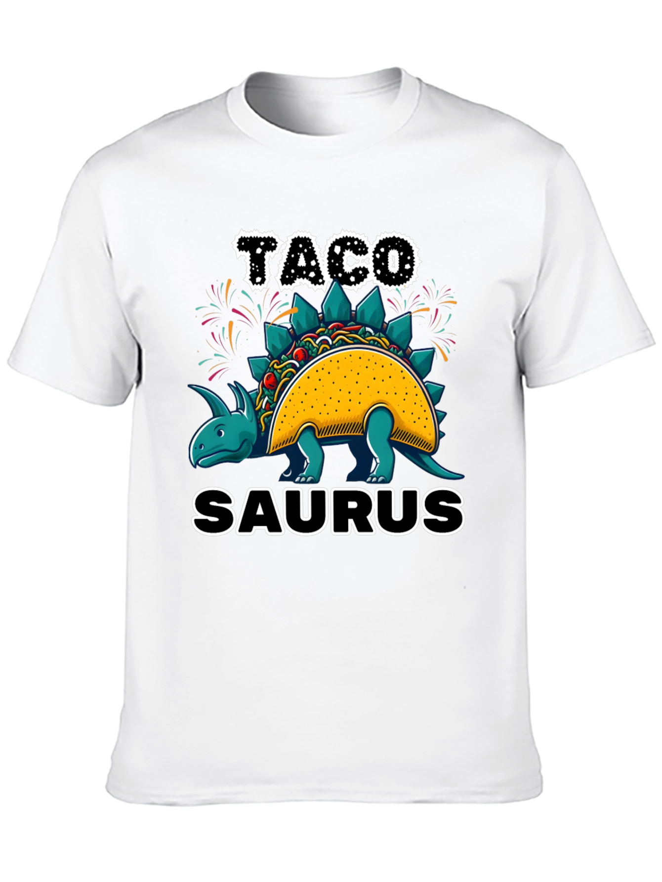 Taco-Saurus Black T-Shirt