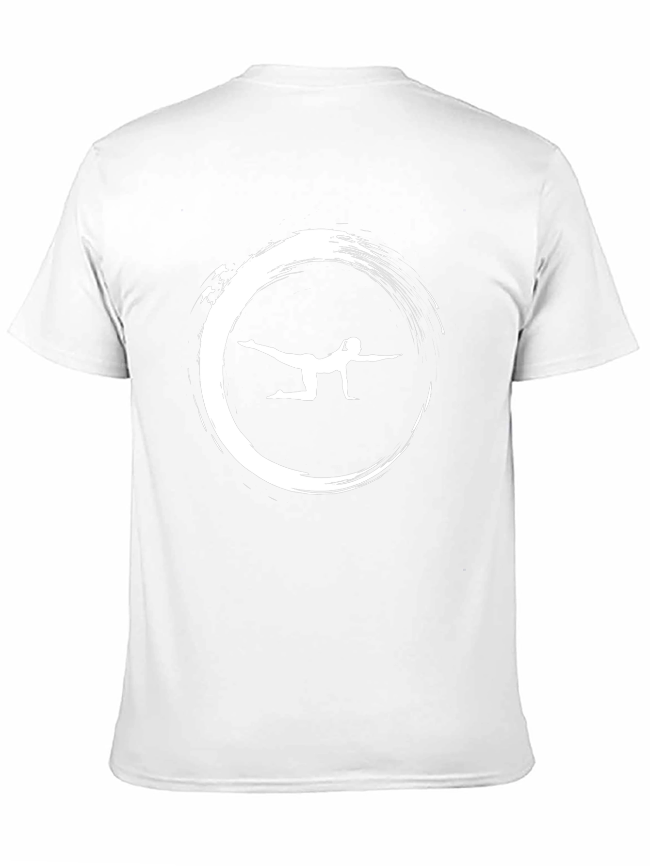 Zen Yoga Graphic Tee - Black Cotton T-Shirt