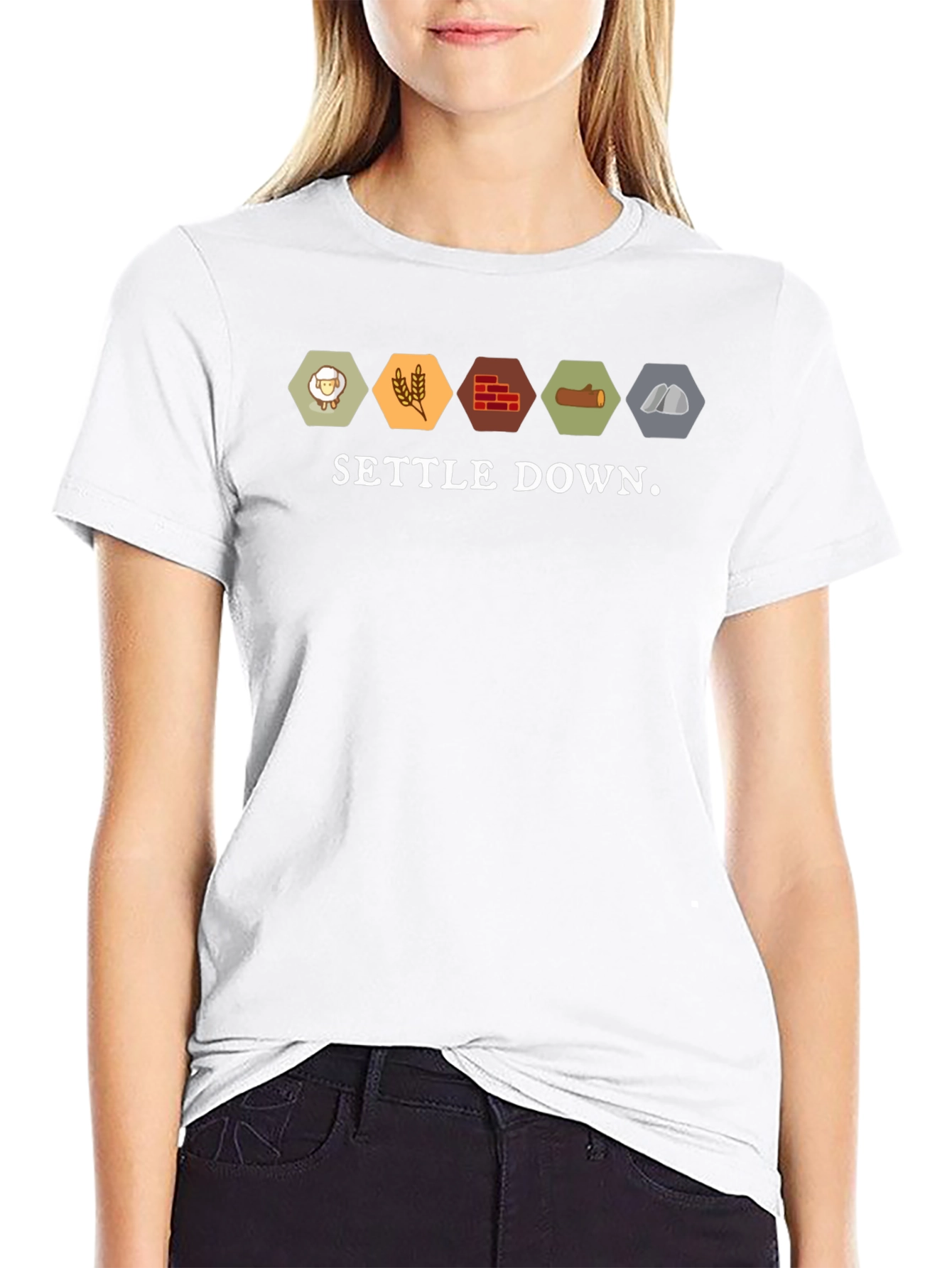 Settle Down Catan T-Shirt Board Game Tee