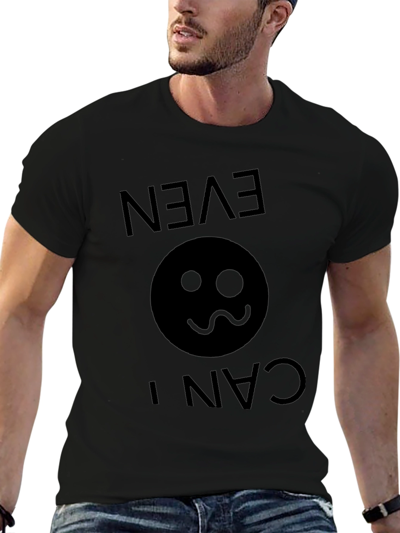 Funny Even I Can Black T-Shirt