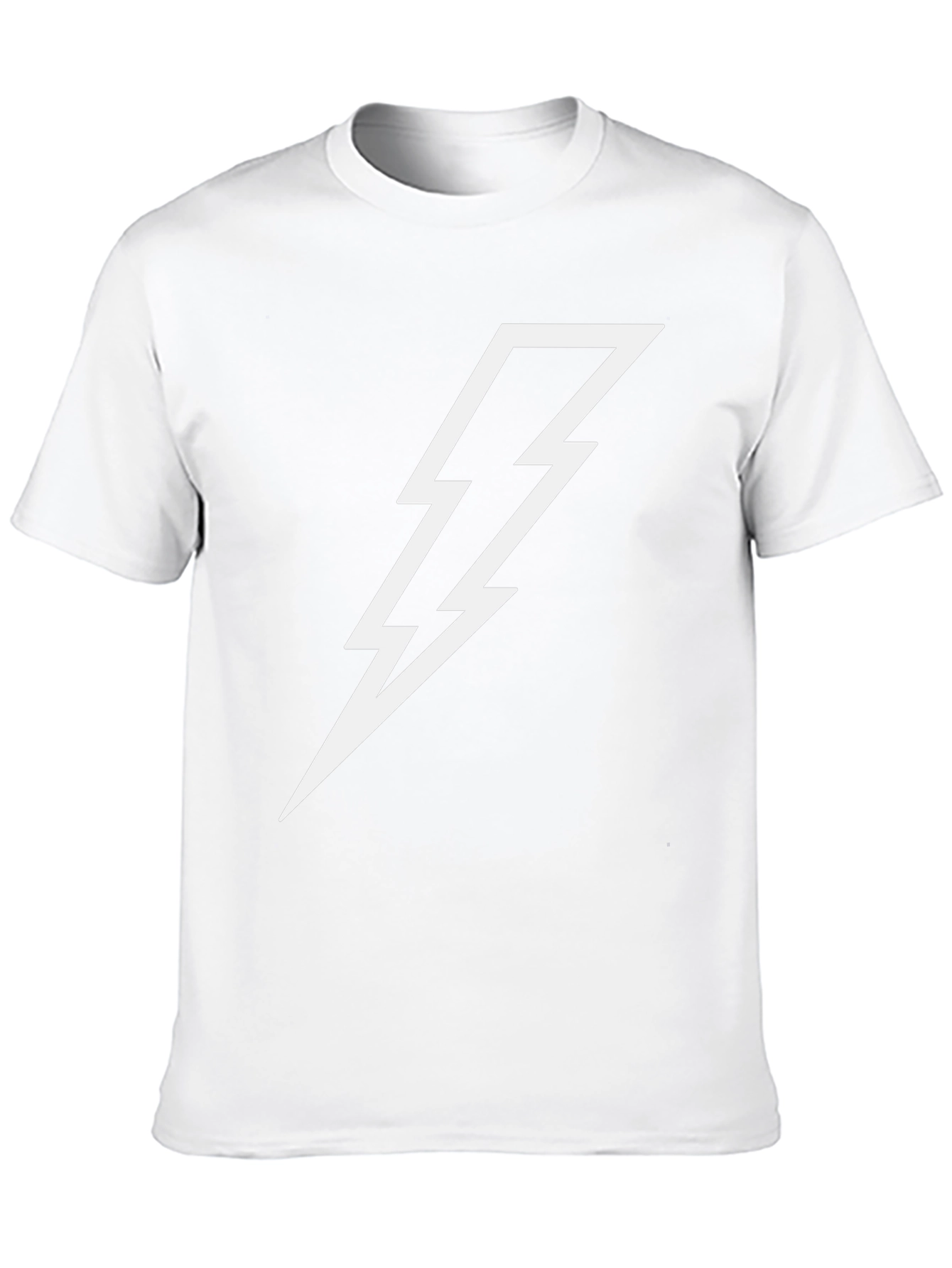 Lightning Bolt Graphic Tee - Black
