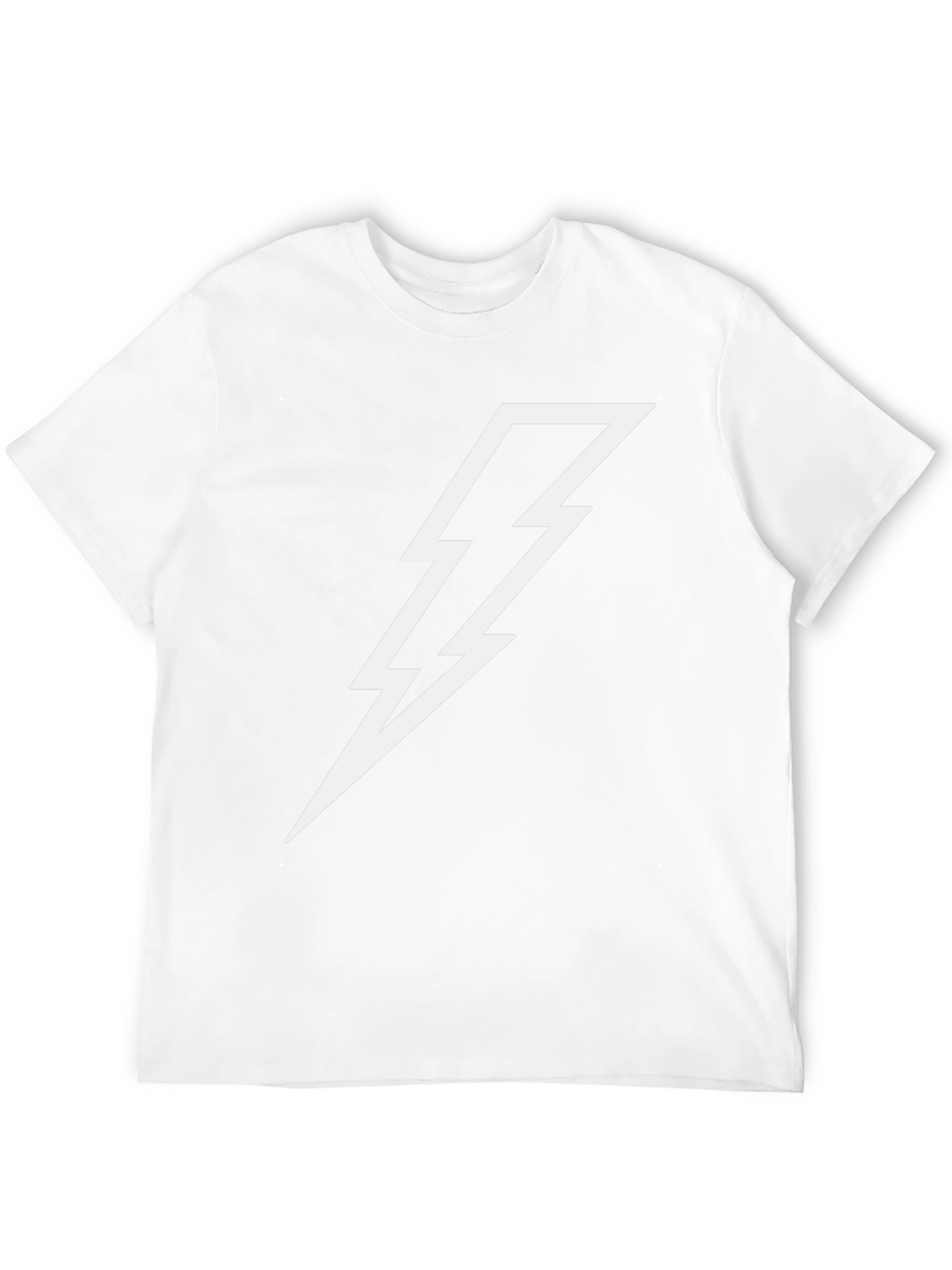 Lightning Bolt Graphic Tee - Black