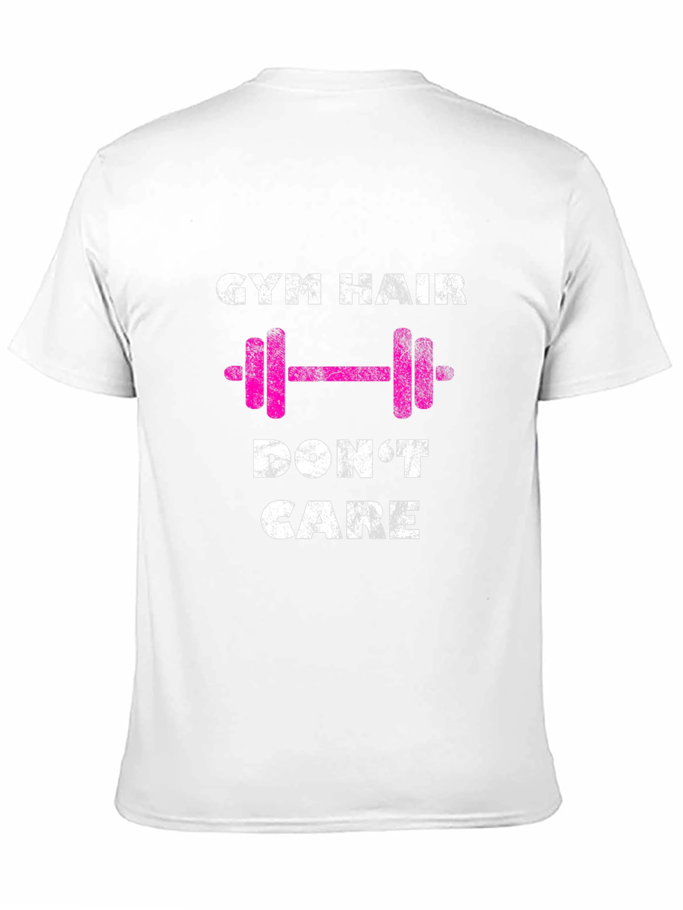 Gym Hair Dont Care Graphic Tee - Black