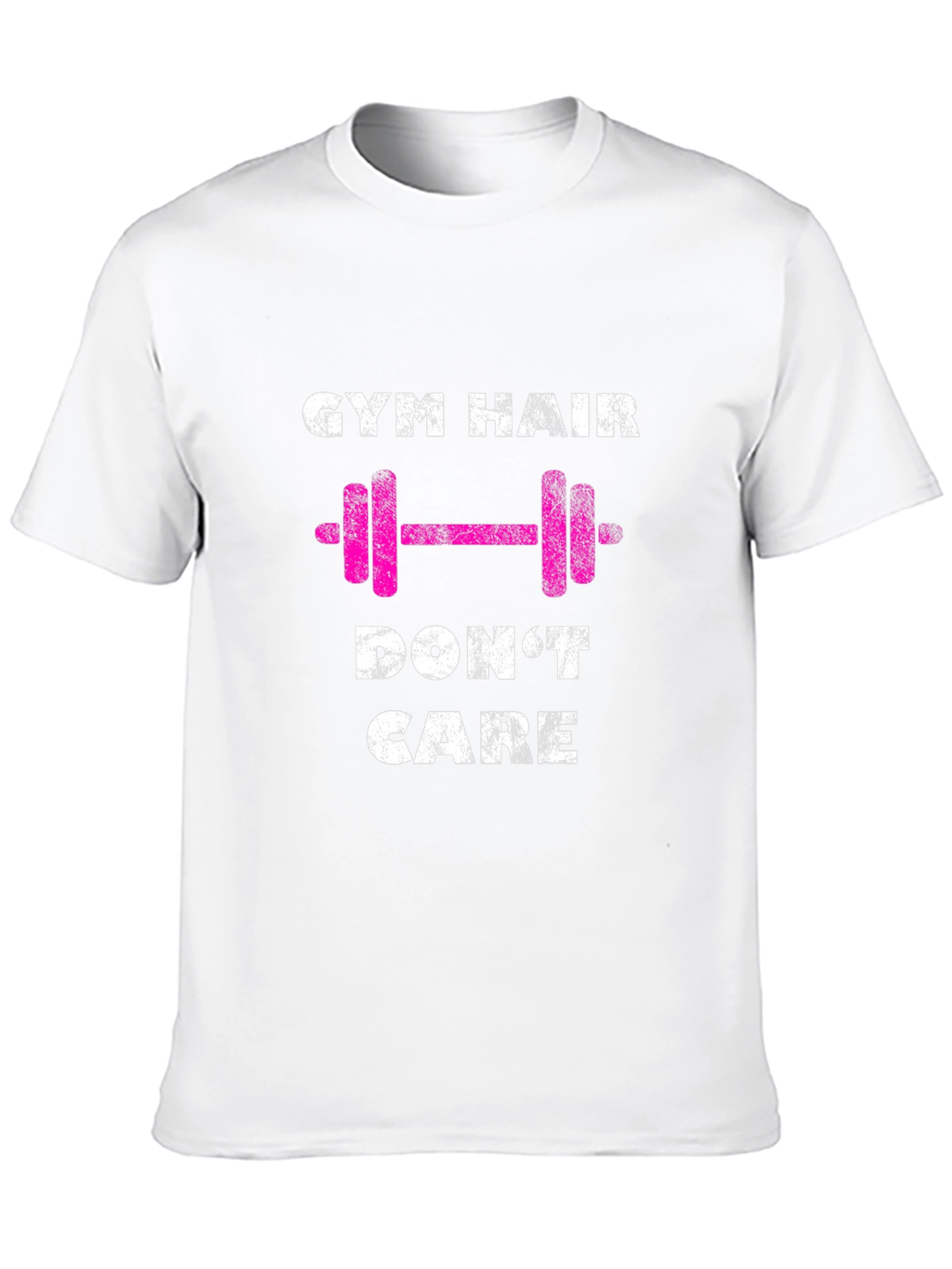 Gym Hair Dont Care Graphic Tee - Black