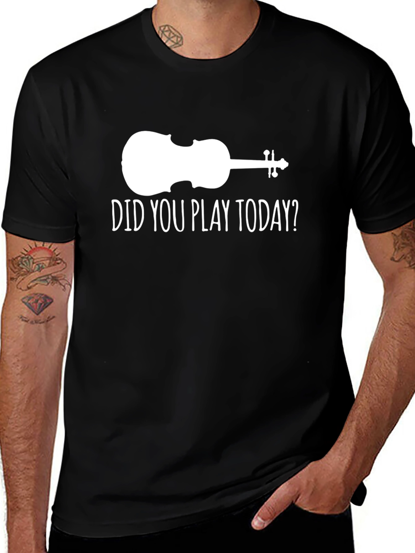 Violin Players Tee: Did You Play Today? Shirt