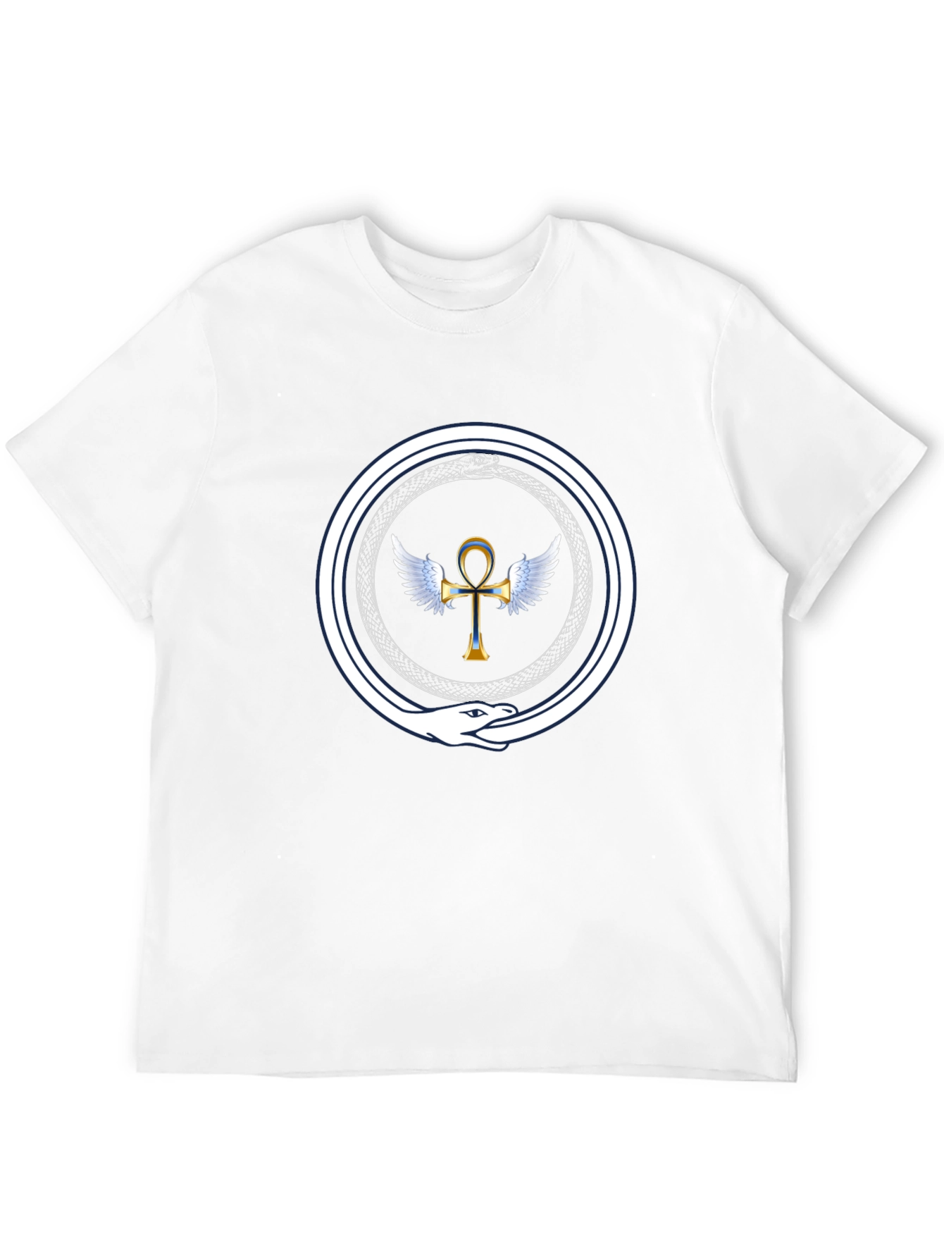 Ouroboros Ankh Wings T-Shirt