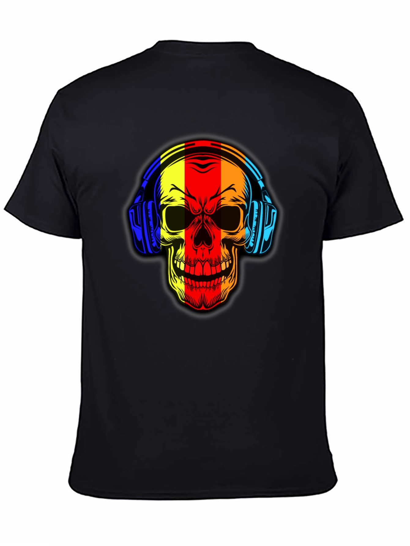 Skull Headphone Graphic Tee - Cool Music Lover Shirt