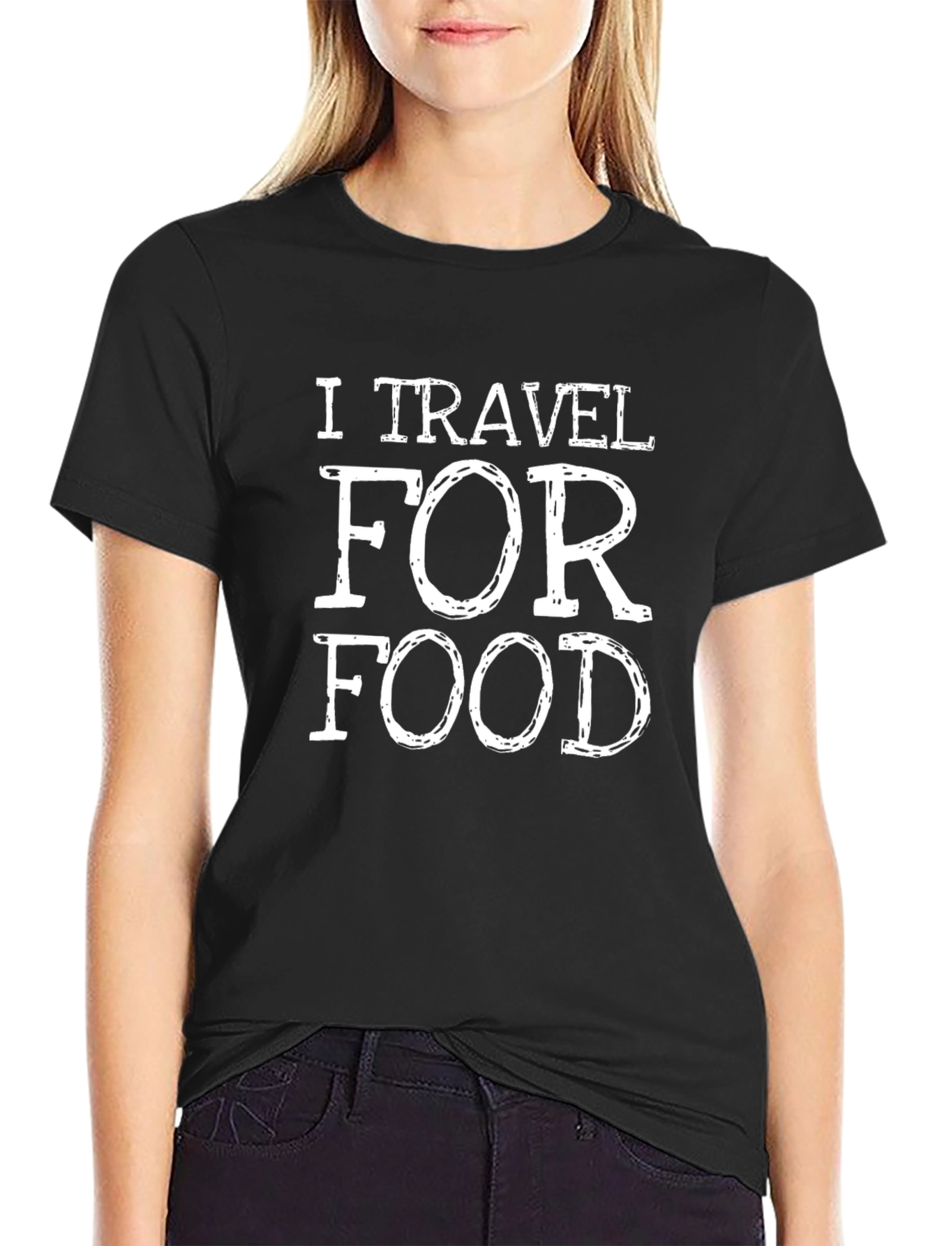 Travel For Food Graphic T-Shirt