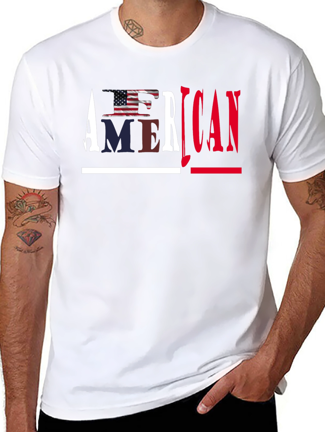 African American Patriotic T-Shirt