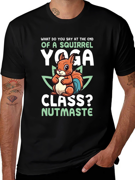 Squirrel Yoga Nutmaste T-Shirt