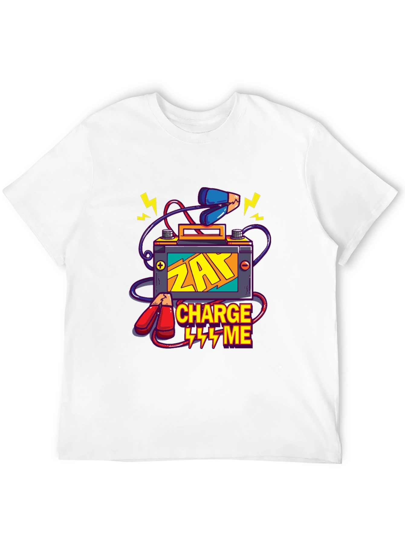 ZAY Charge Me Graphic T-Shirt - Black