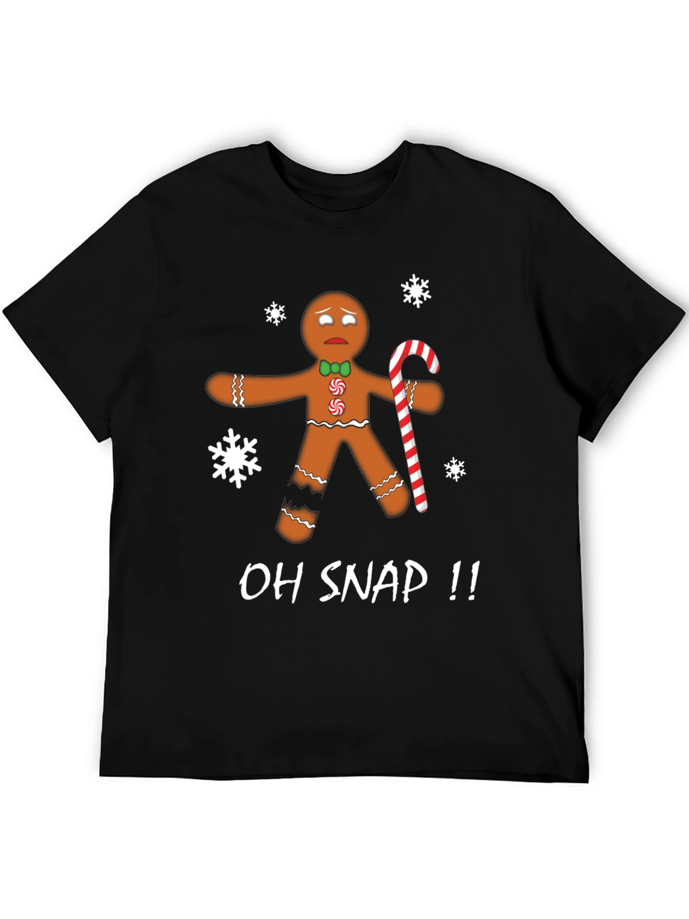 Oh Snap Gingerbread T-Shirt - Christmas Holiday Tee