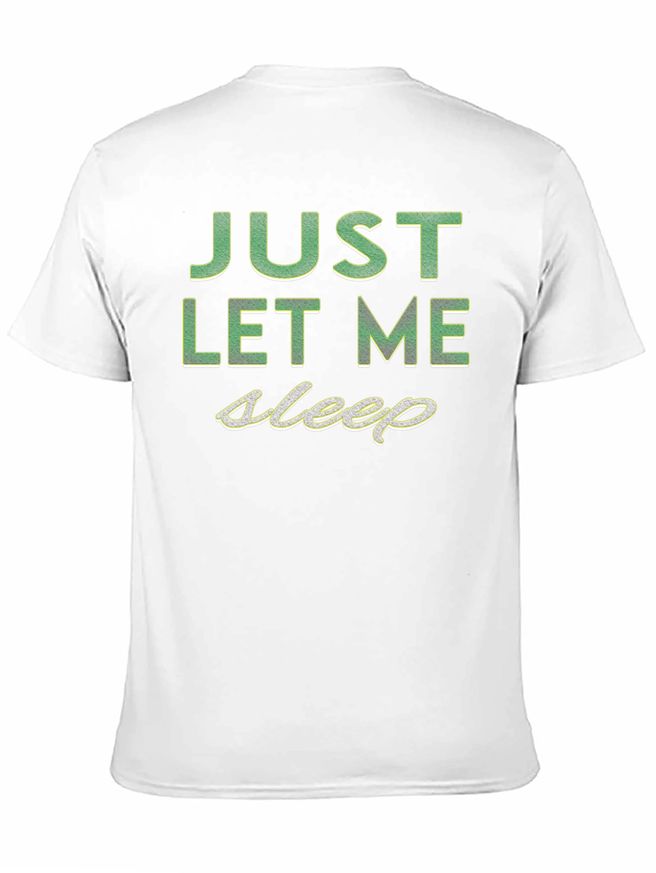 Just Let Me Sleep Graphic Tee - Black