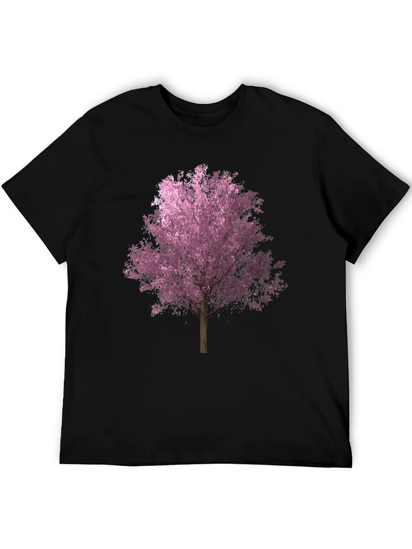 Cherry Blossom Tree Graphic Tee - Black