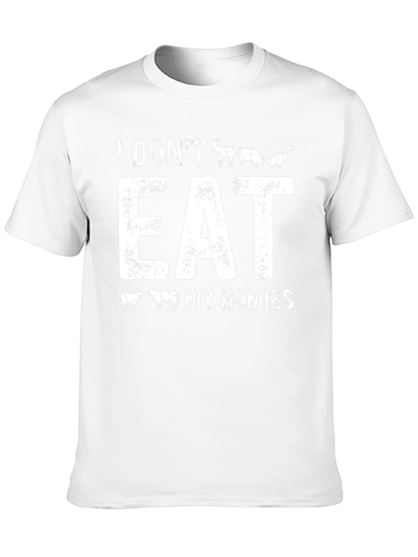 Vegan I Dont Eat My Homies Graphic T-Shirt