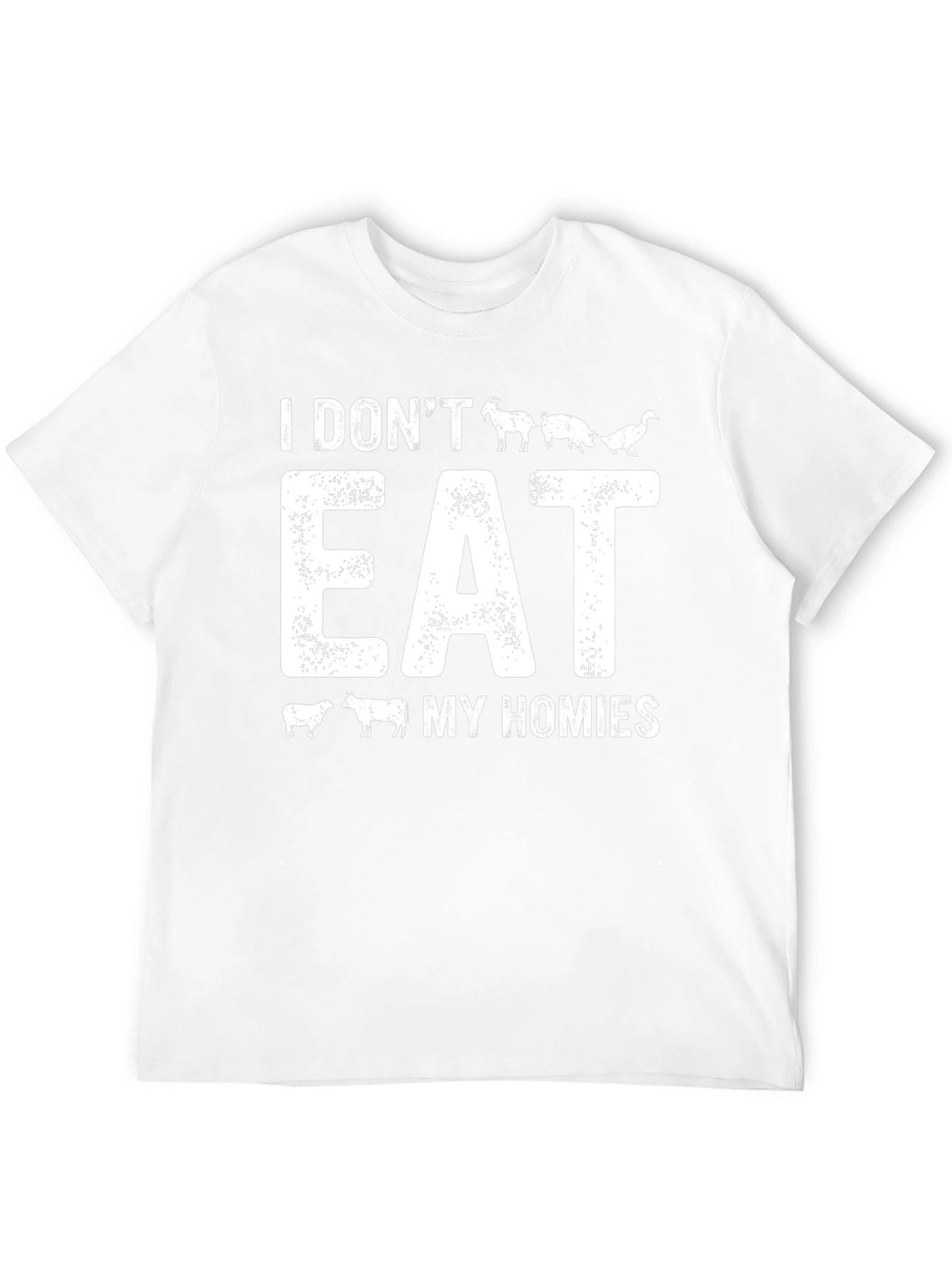 Vegan I Dont Eat My Homies Graphic T-Shirt