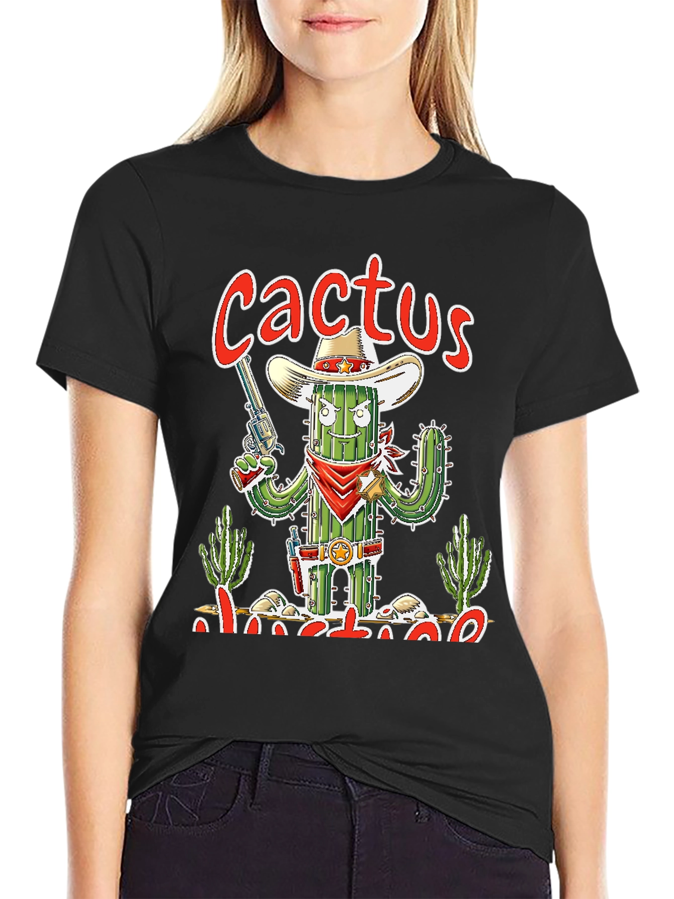 Cactus Outlaw Graphic T-Shirt
