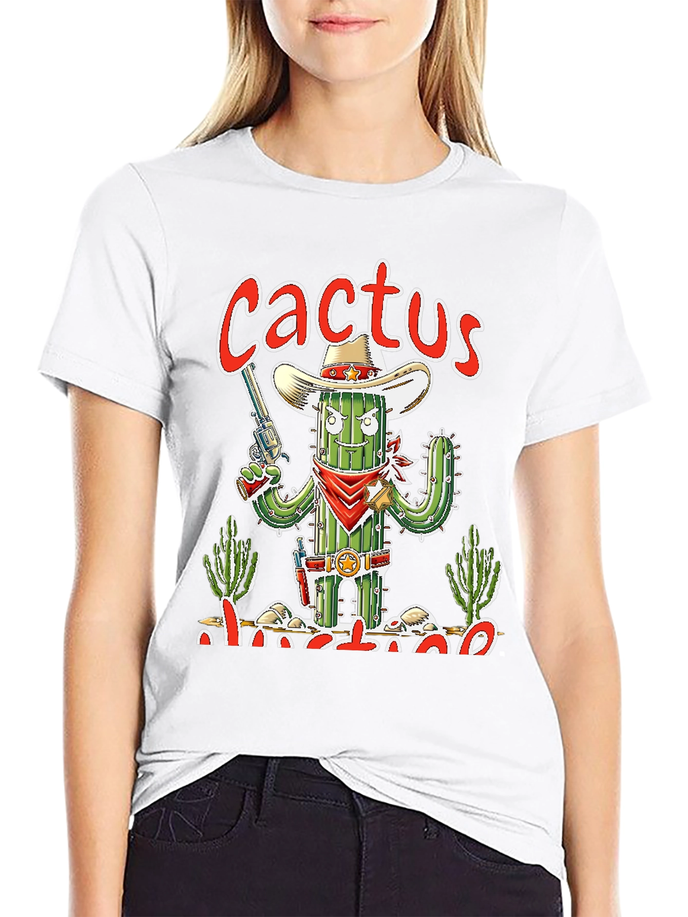 Cactus Outlaw Graphic T-Shirt