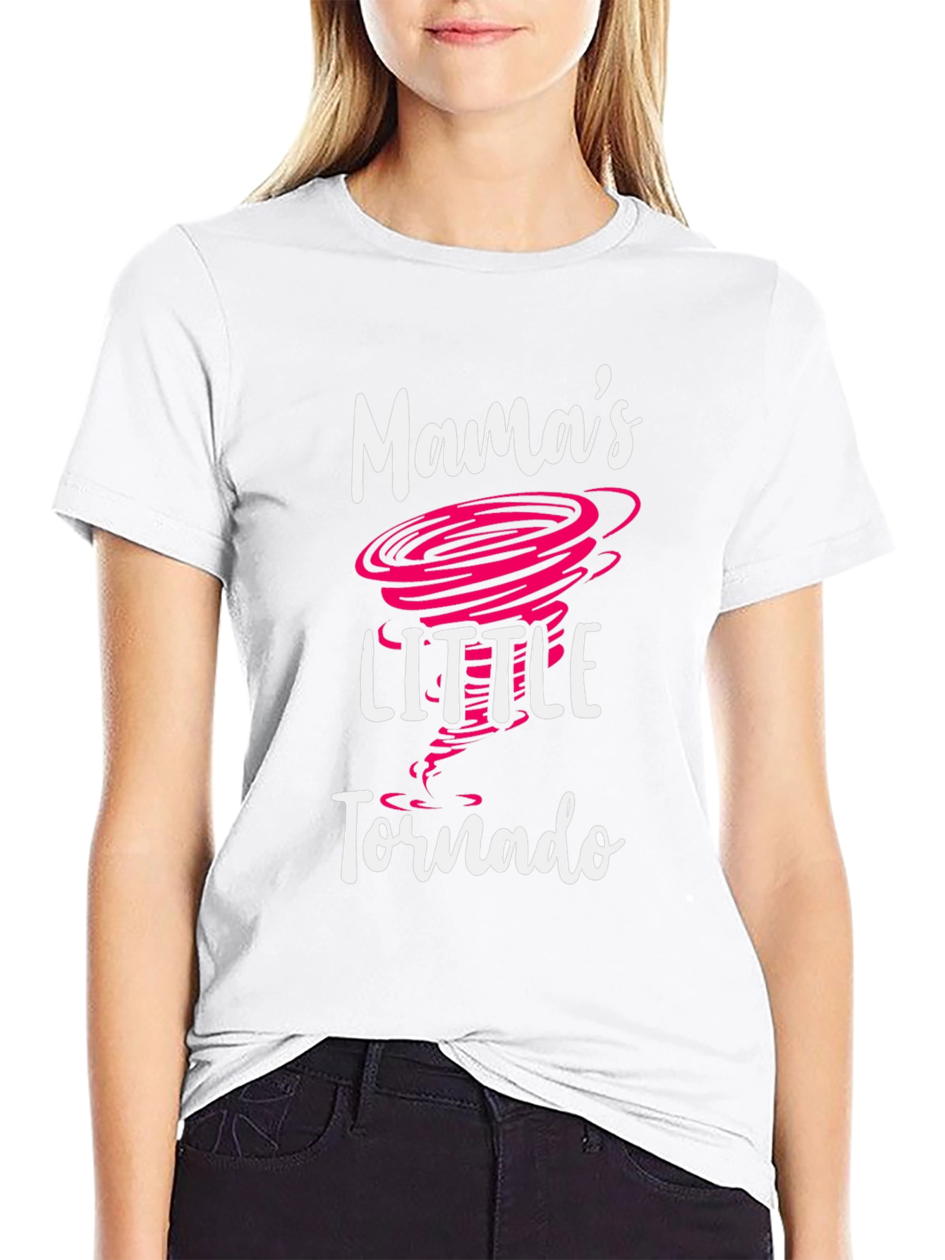 Mamas Little Tornado Graphic Tee - Black