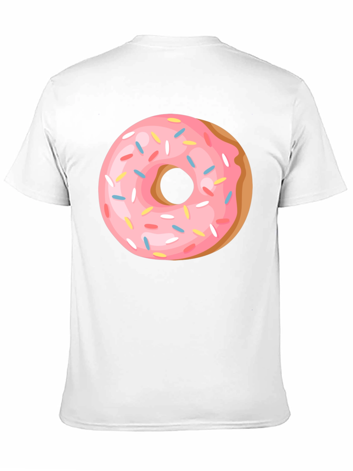 Donut Graphic Tee - Casual Black T-Shirt