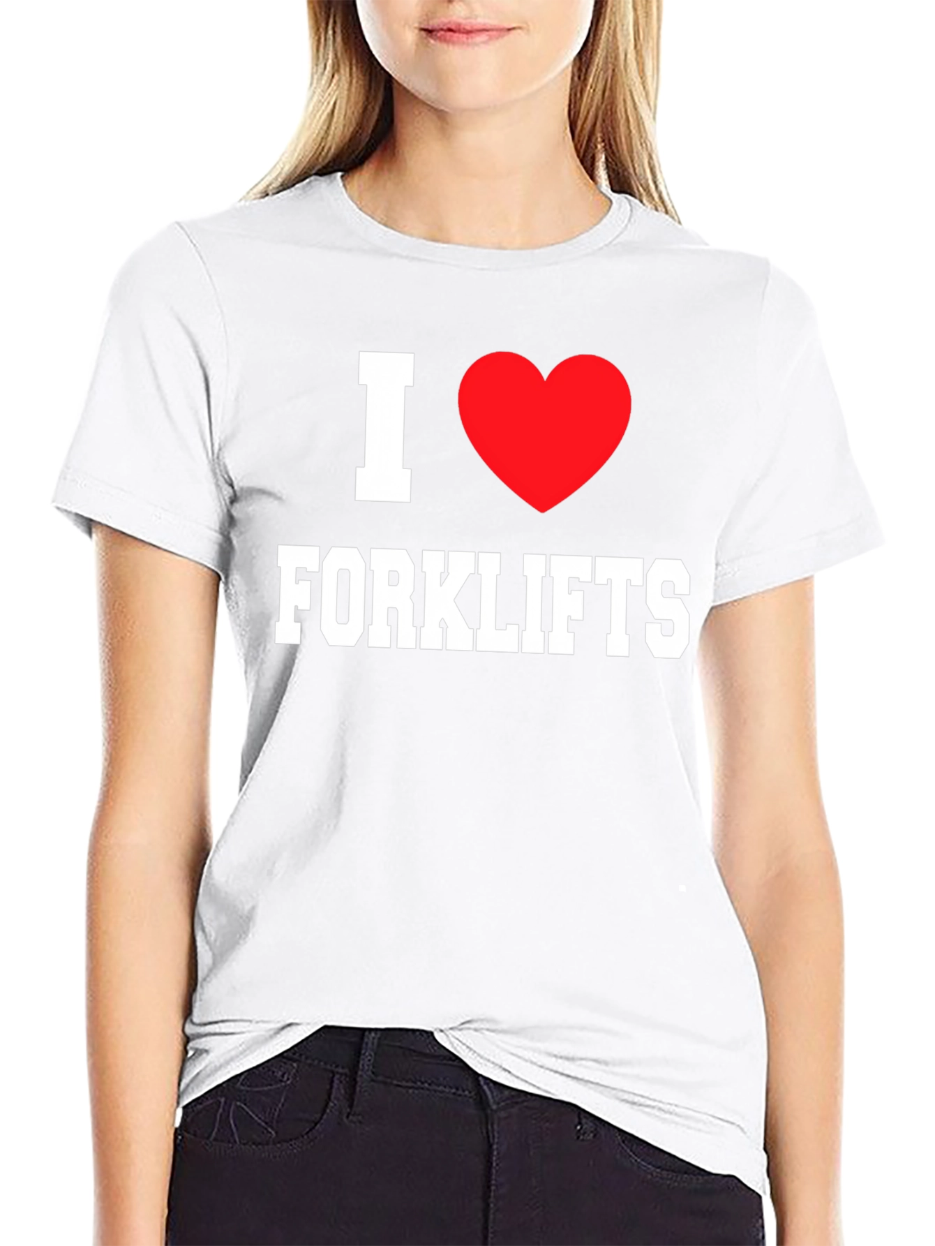 I Heart Forklifts T-Shirt - Bold Statement Tee