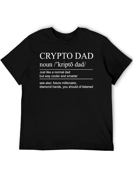 Crypto Dad T-Shirt - Cool & Smart Definition