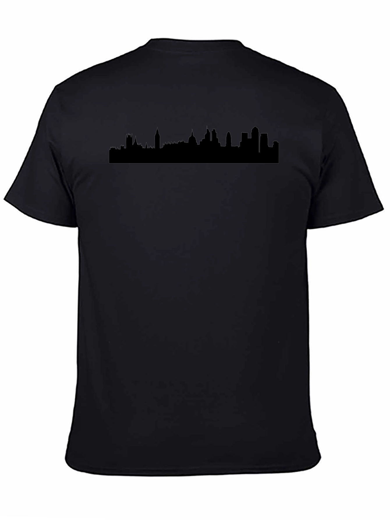 Skyline Silhouette Black T-Shirt