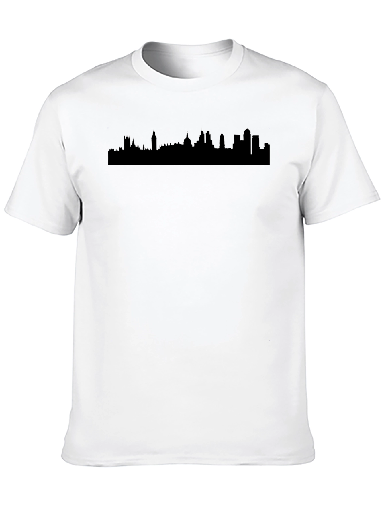 Skyline Silhouette Black T-Shirt