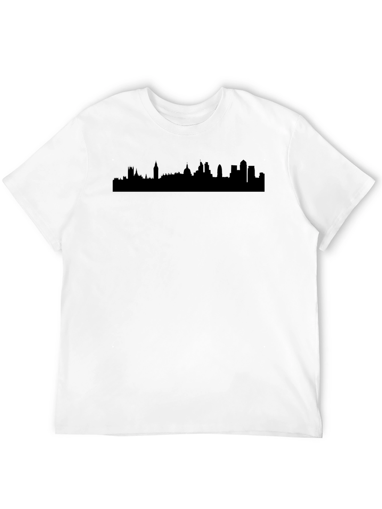 Skyline Silhouette Black T-Shirt