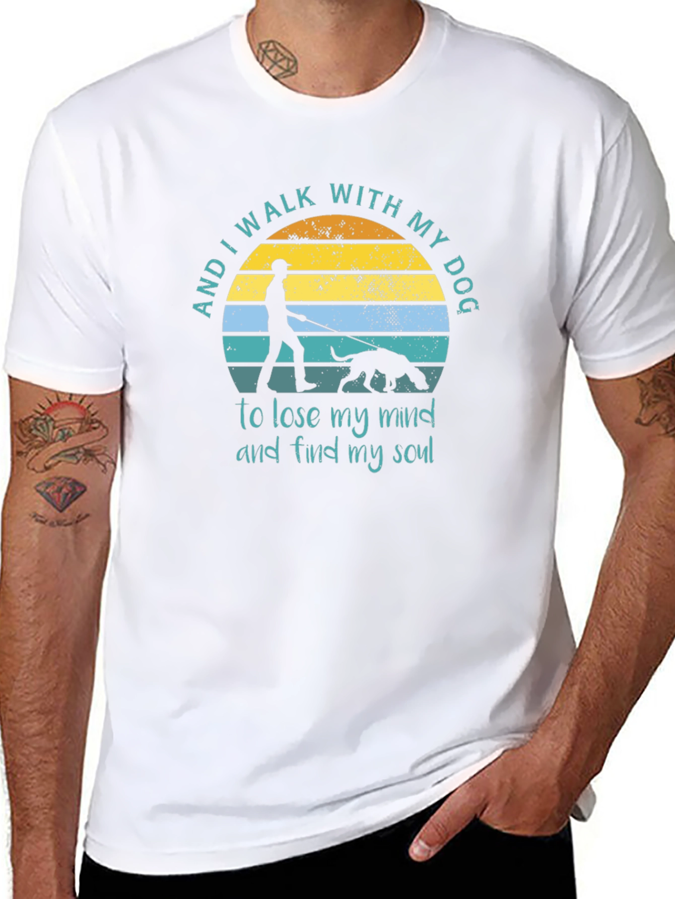 Dog Walk T-Shirt: Lose Your Mind Find Your Soul
