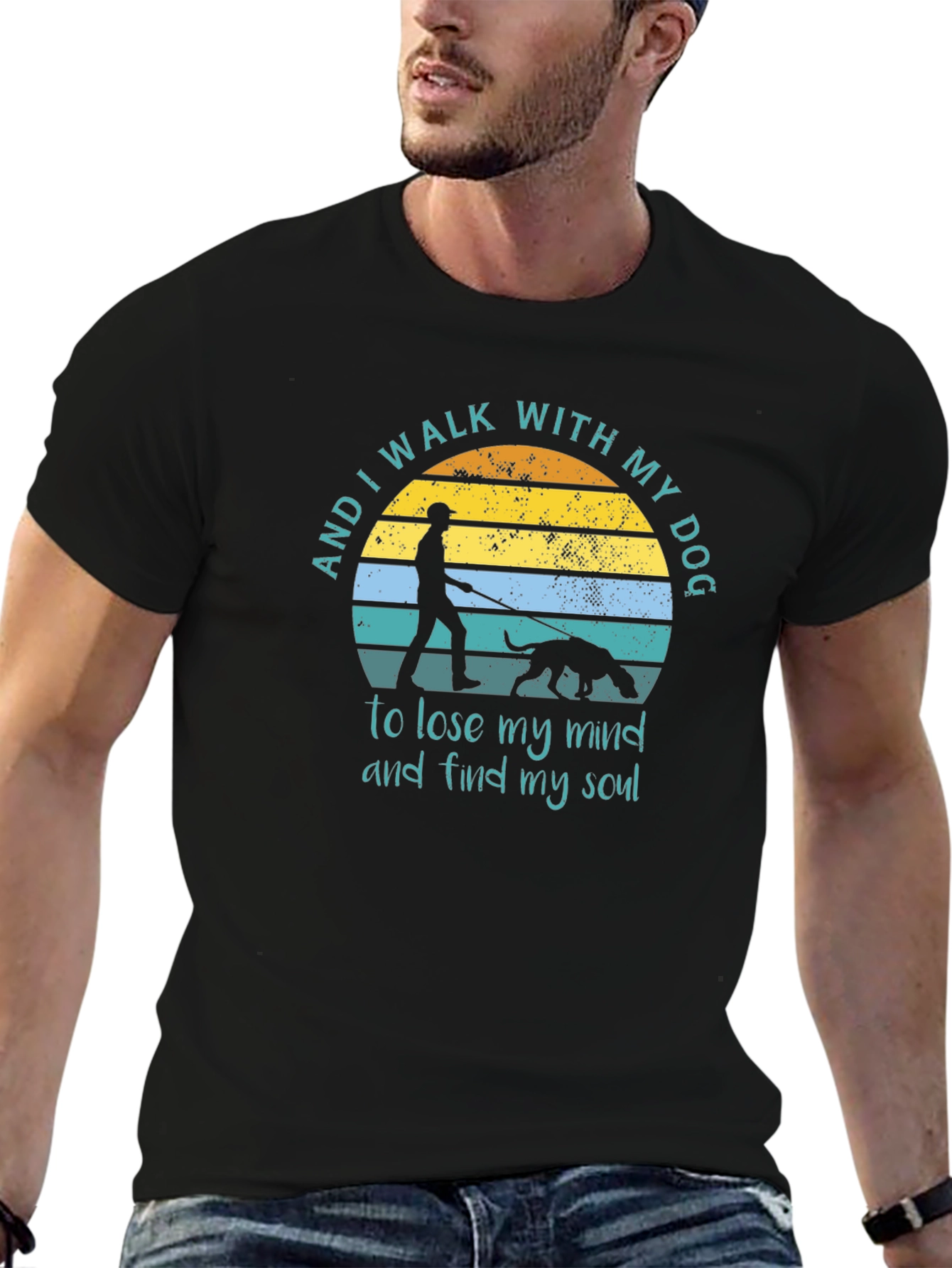Dog Walk T-Shirt: Lose Your Mind Find Your Soul
