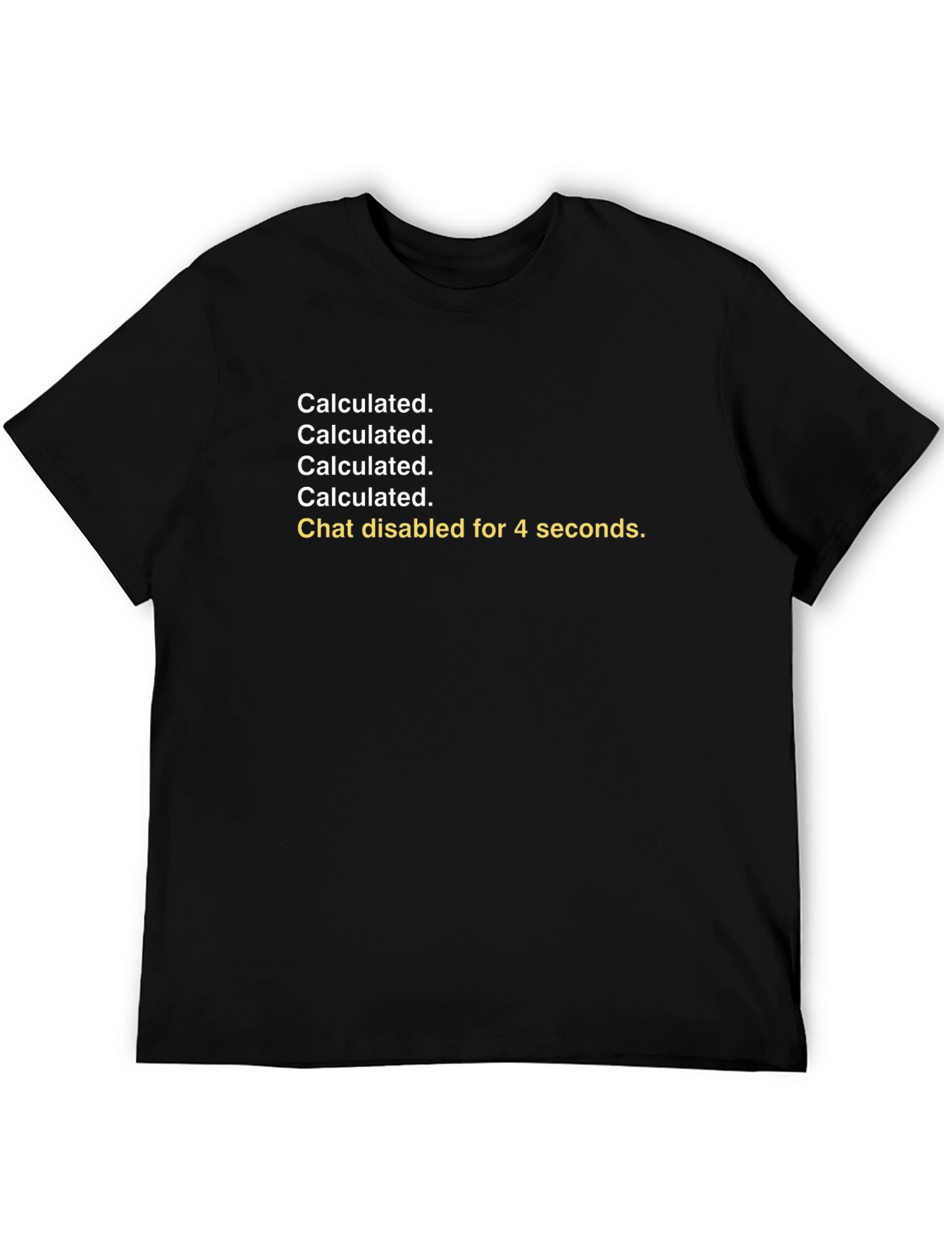 Calculated Chat Disabled Tee