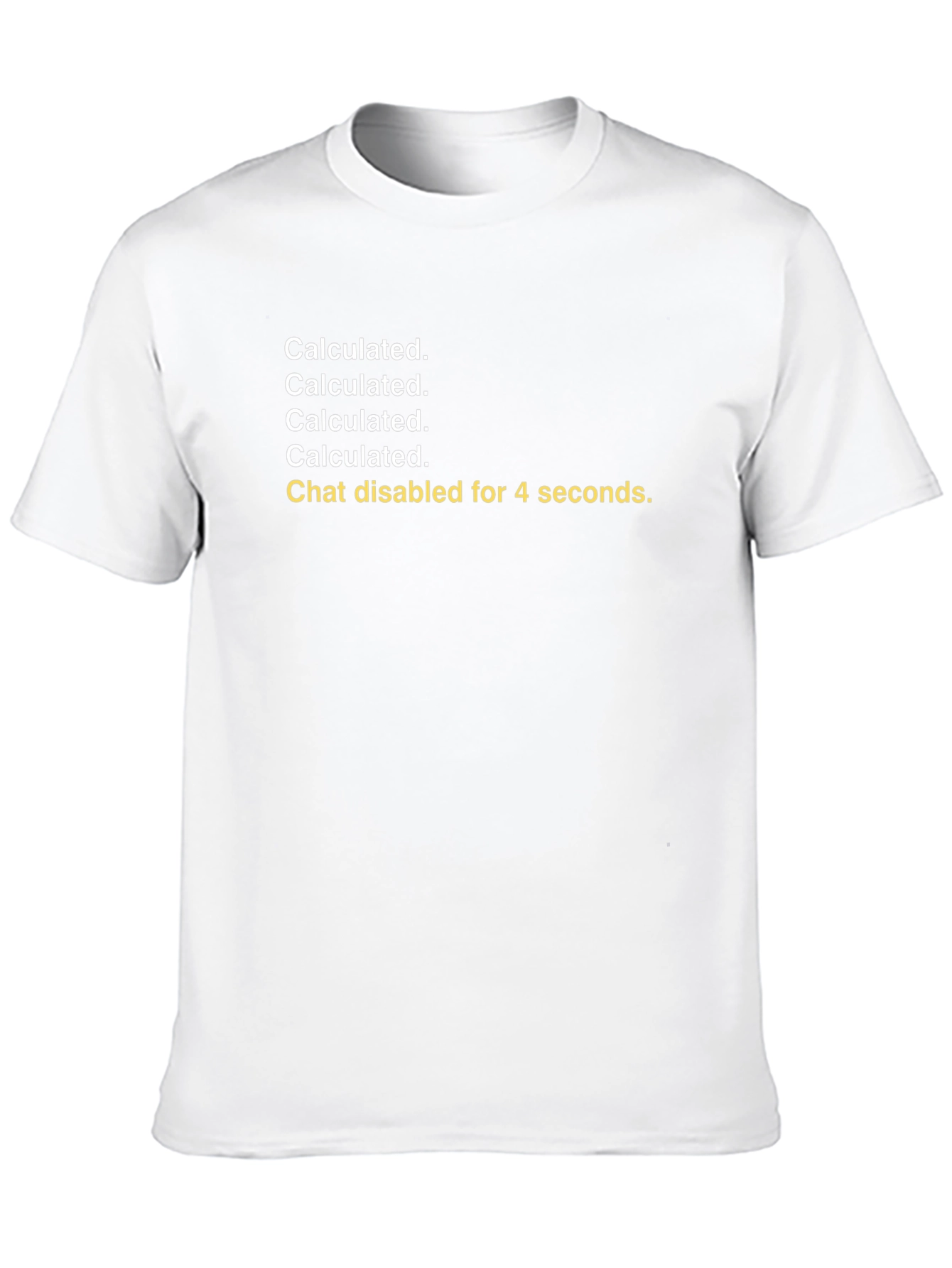 Calculated Chat Disabled Tee