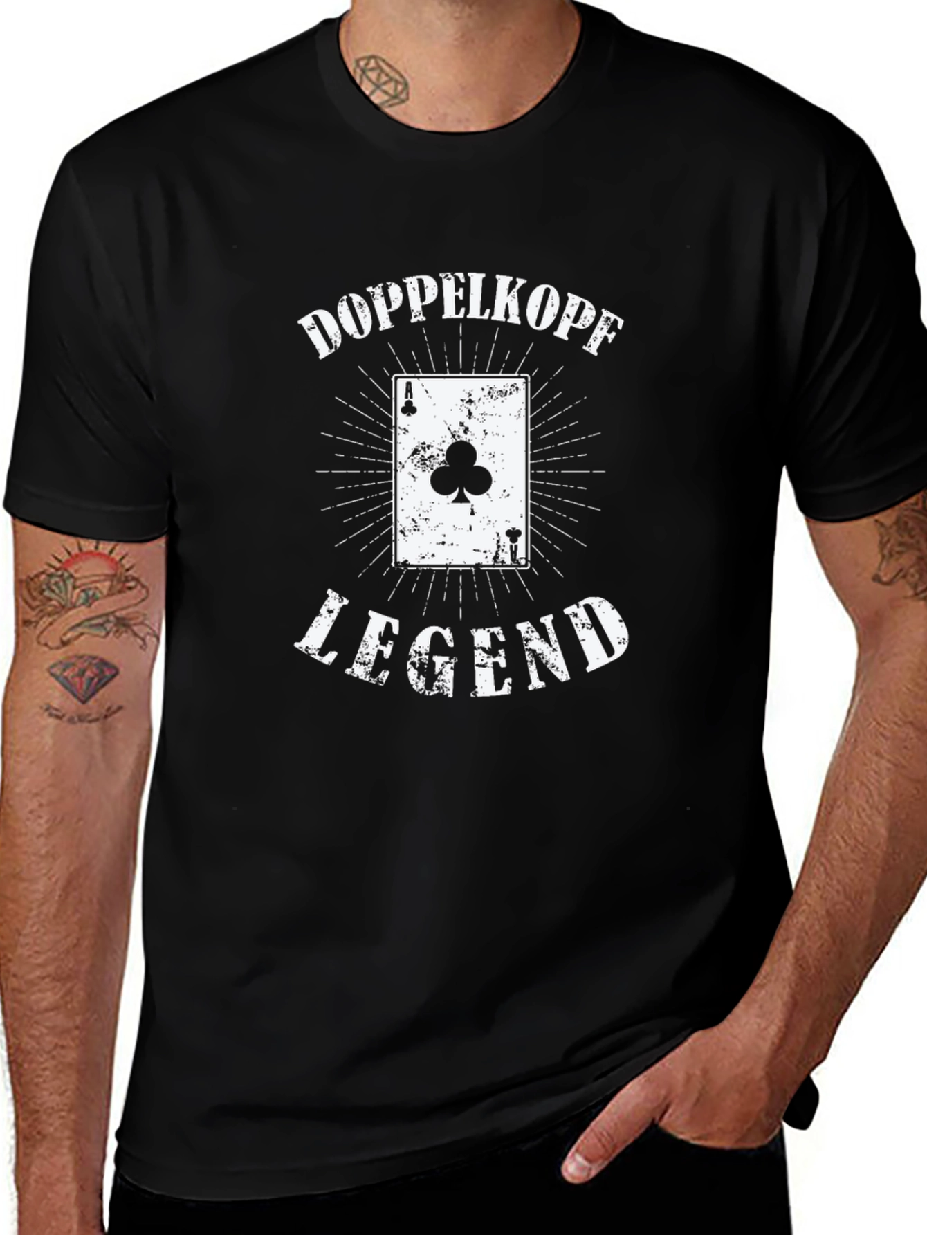 Doppelkopf Legend T-Shirt - Ace of Clubs