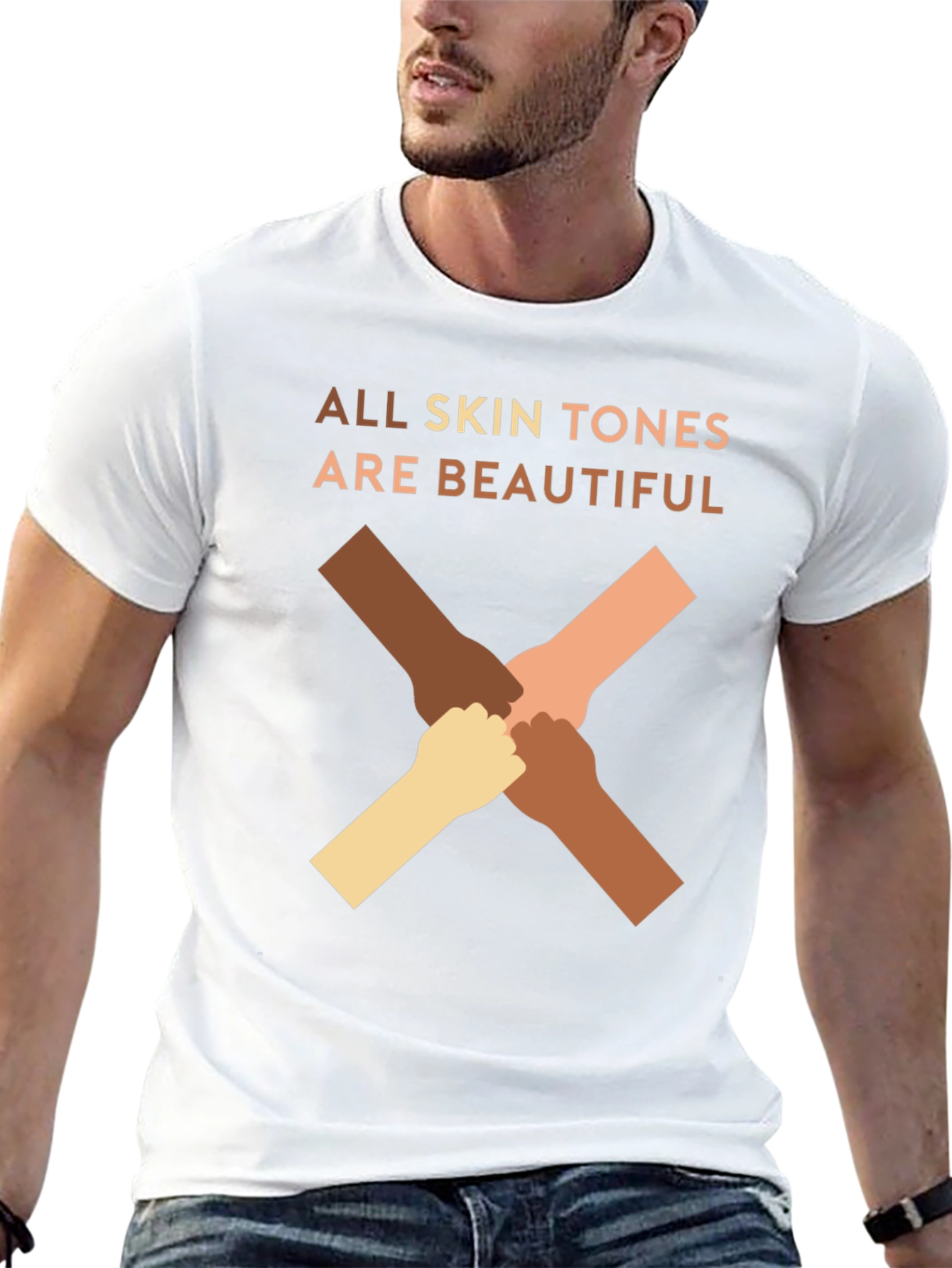 All Skin Tones Are Beautiful T-Shirt
