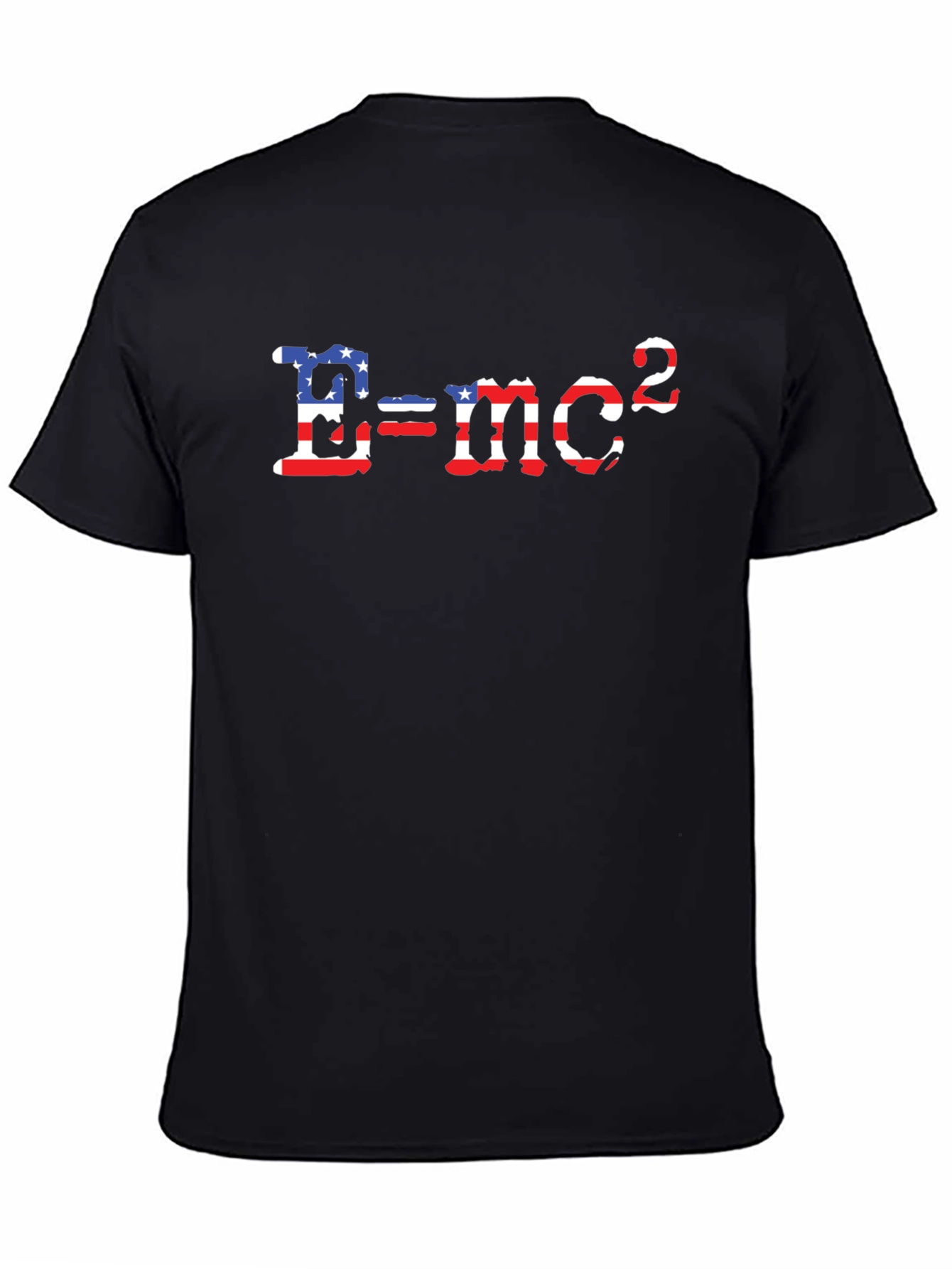 E=mc² American Flag T-Shirt