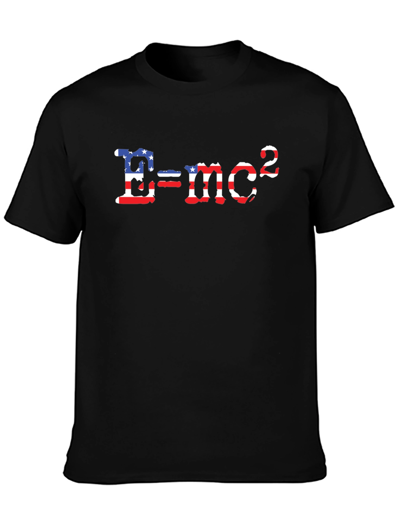 E=mc² American Flag T-Shirt