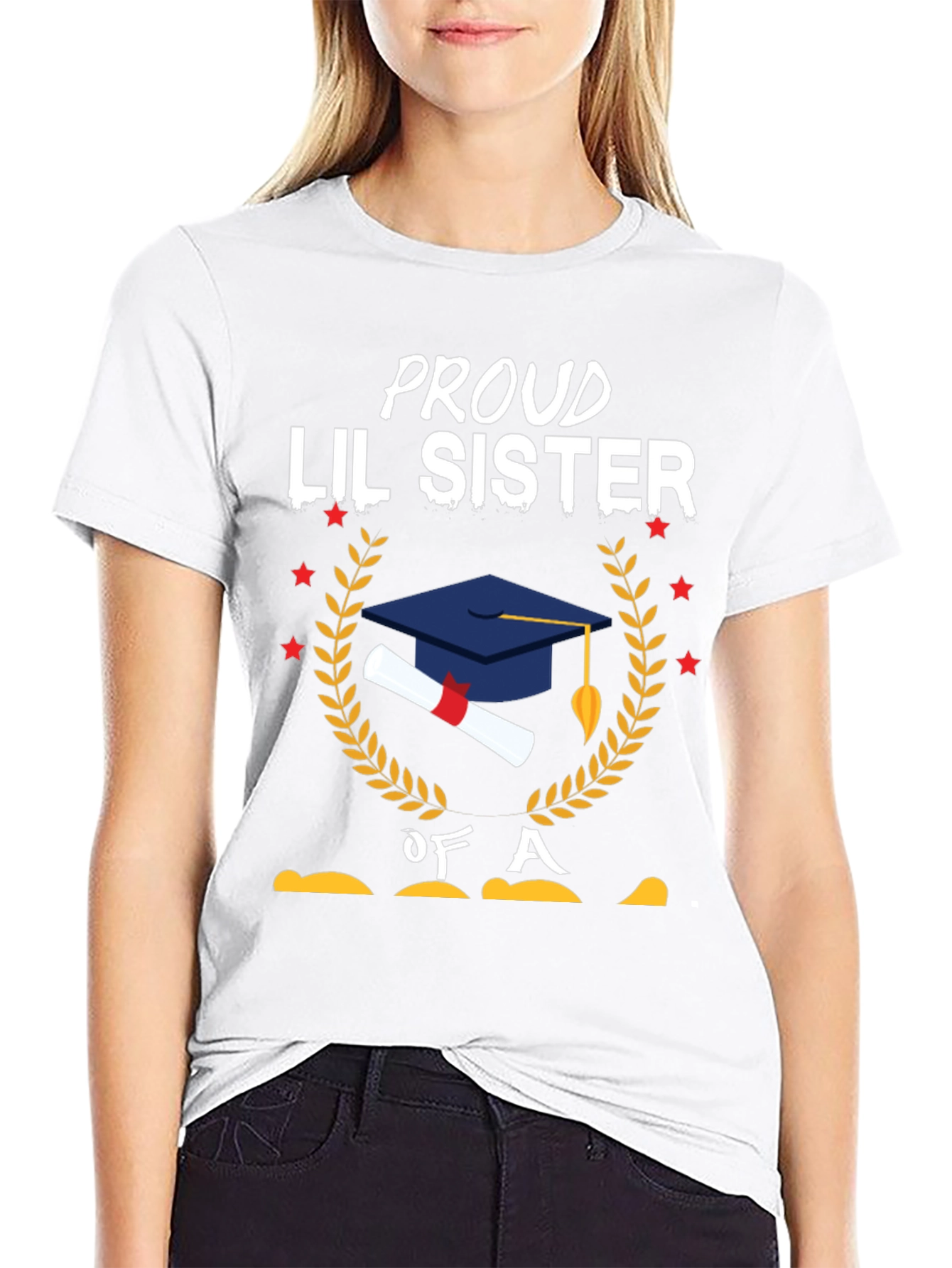 Proud Lil Sister Graduation T-Shirt