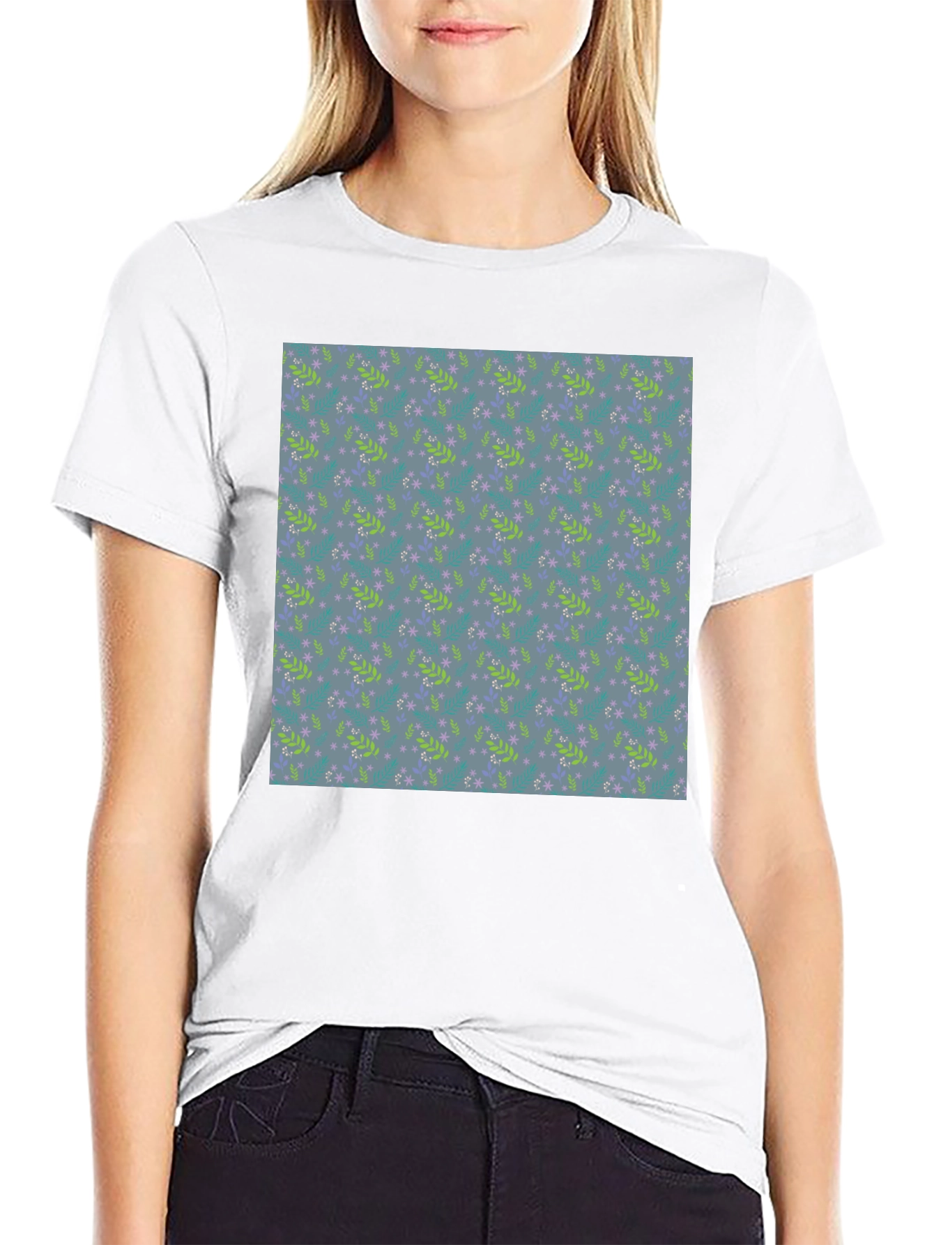 Patterned Casual T-Shirt