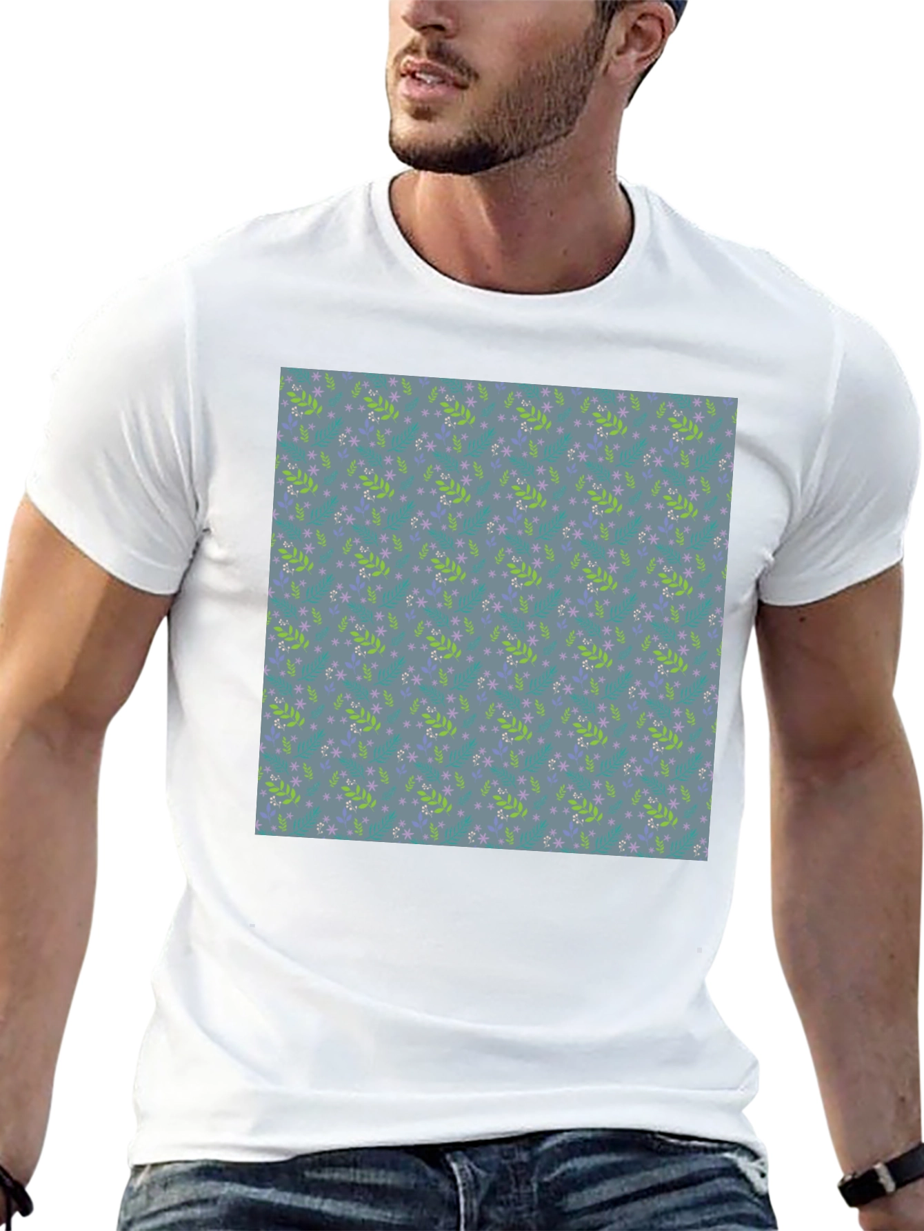 Patterned Casual T-Shirt