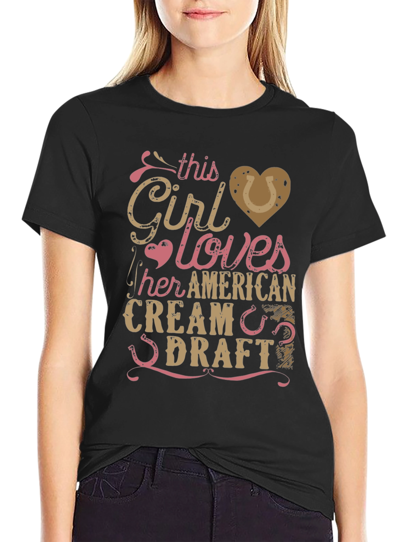 American Cream Draft Girls T-Shirt