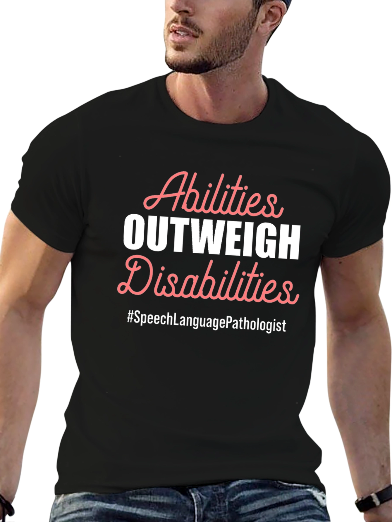 Abilities Outweigh Disabilities Speech Language Pathologist T-Shirt
