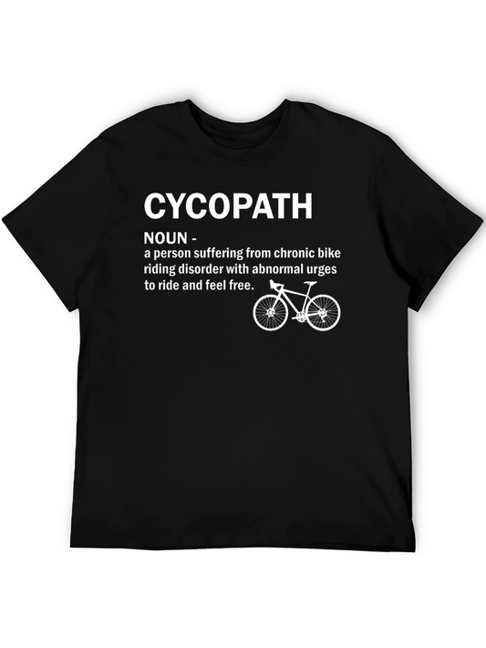 Funny Cycopath Biking T-Shirt