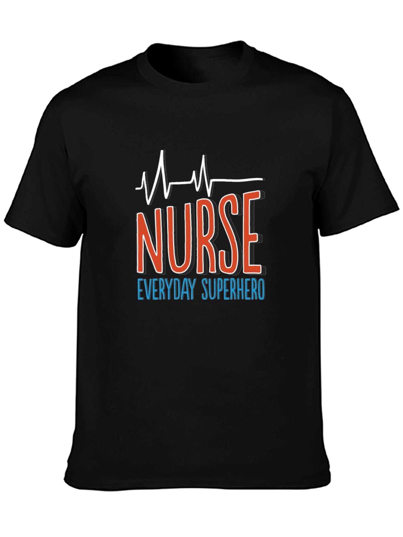 Nurse Superhero T-Shirt - Black