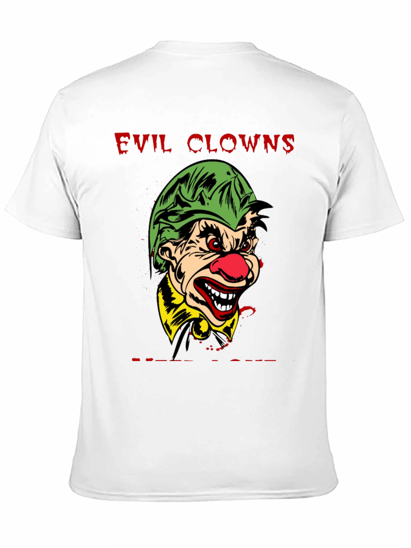 Evil Clown Graphic T-Shirt - Horror Theme